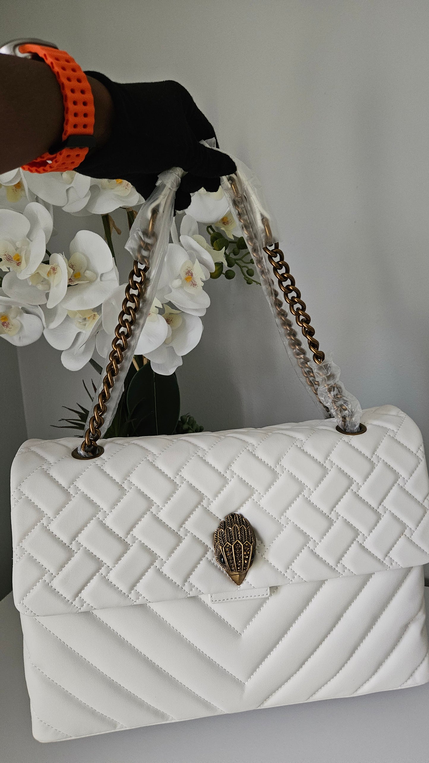 Kurt Geiger KG XXL Leather Bag -Authentic Retail Product