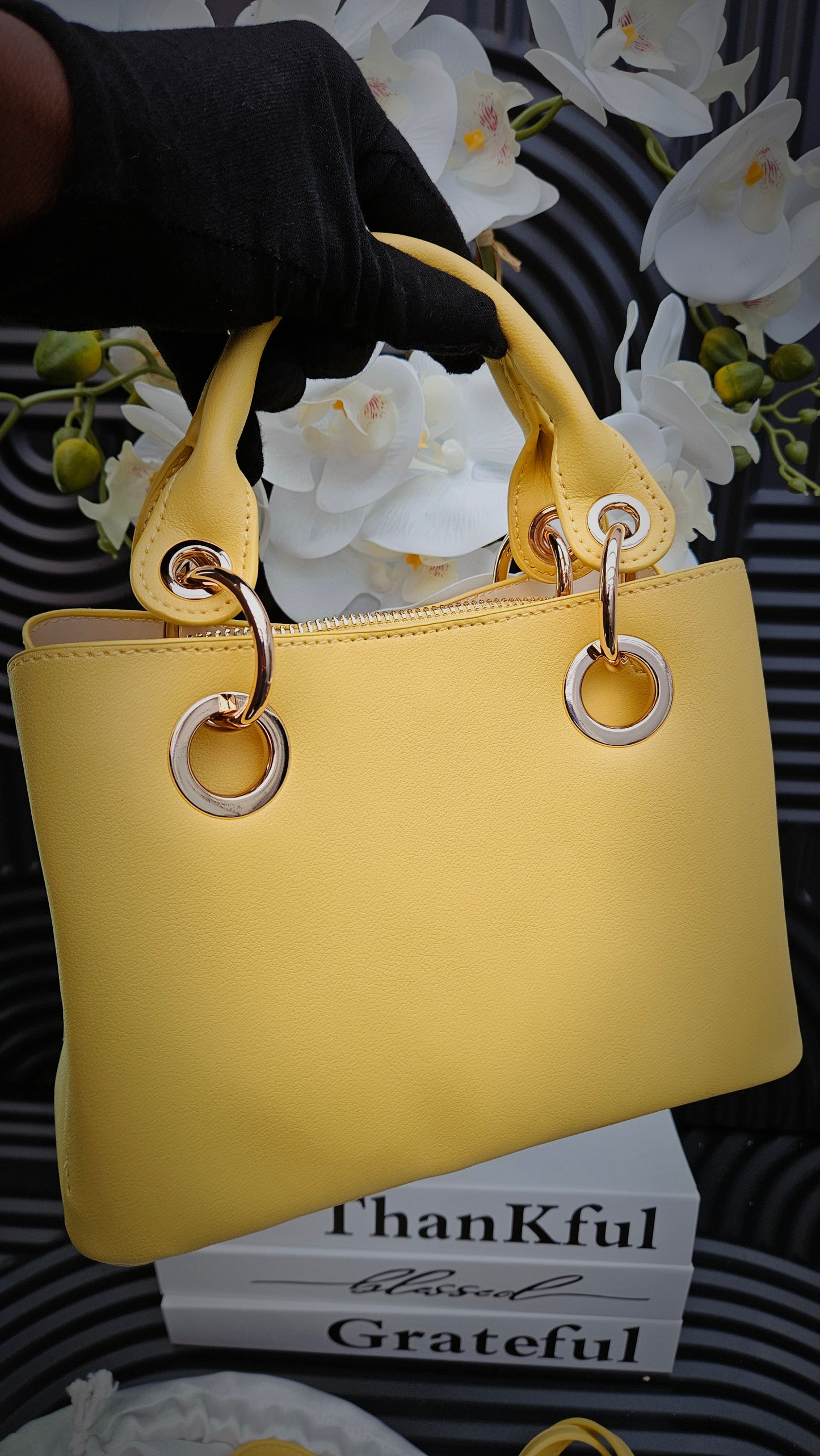Dune Yellow Cut Out Crossbody Bag - Authentic Retail Product