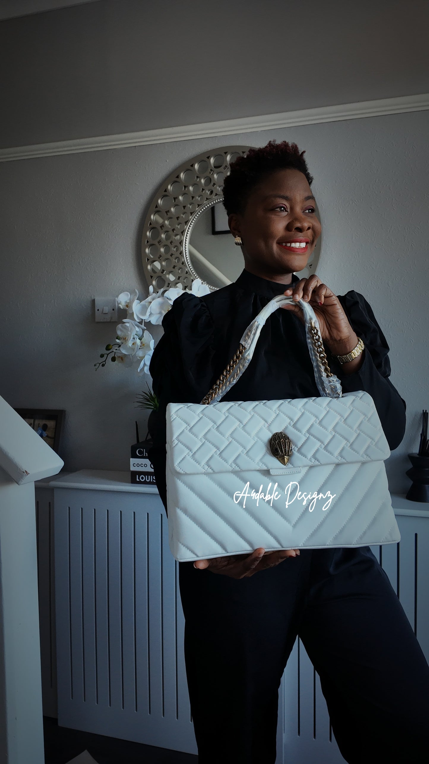 Kurt Geiger KG XXL Leather Bag -Authentic Retail Product