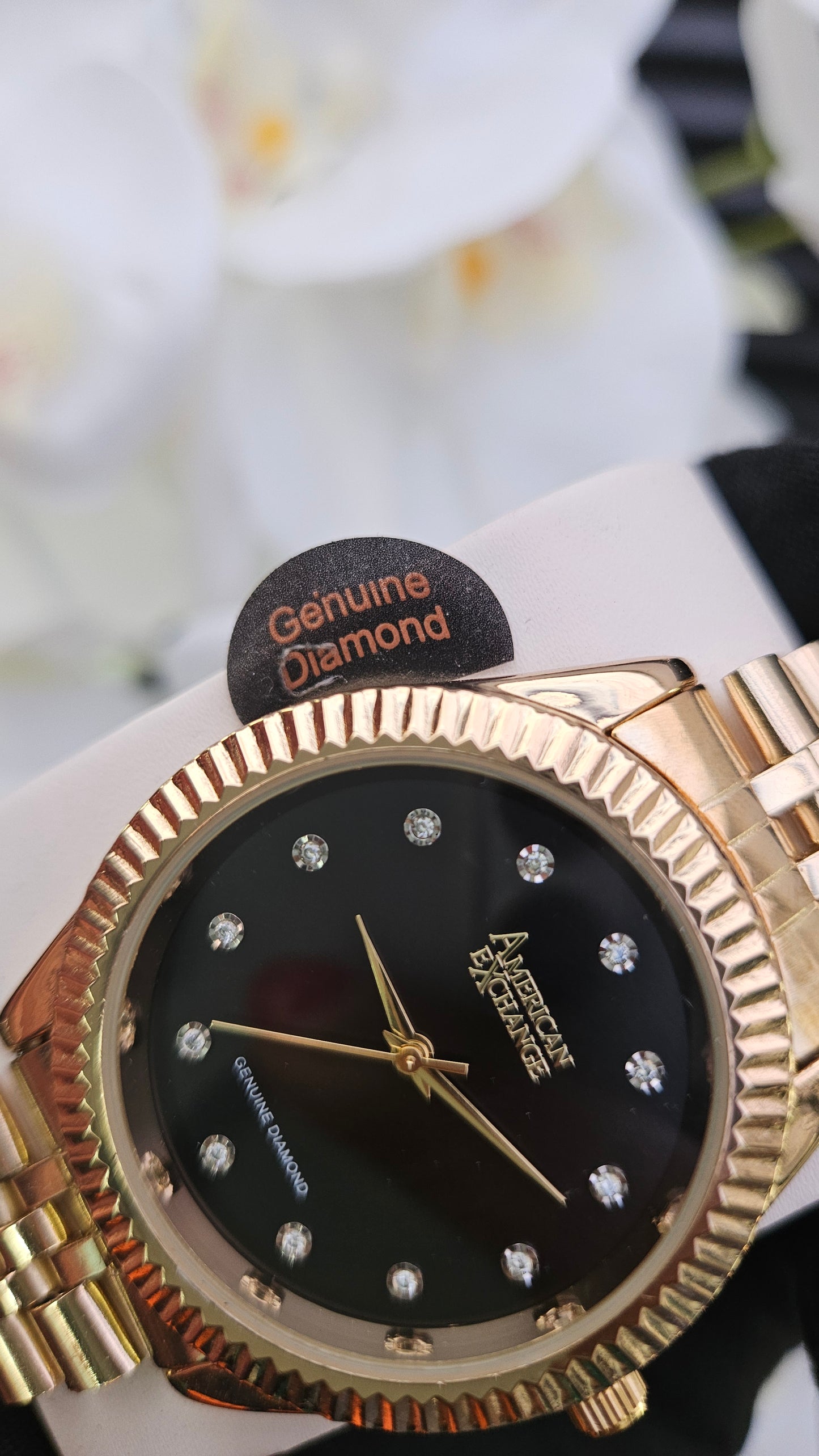 American Exchange Genuine Diamond Collection Watch