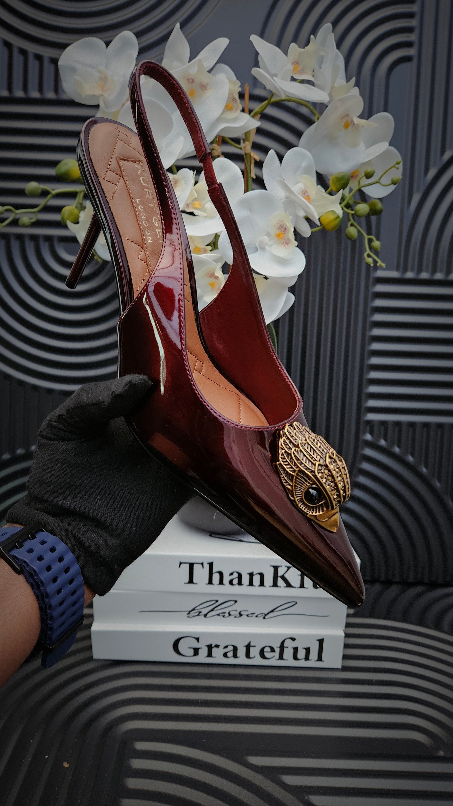 Kurt Geiger KG Sling Back Patent Heel