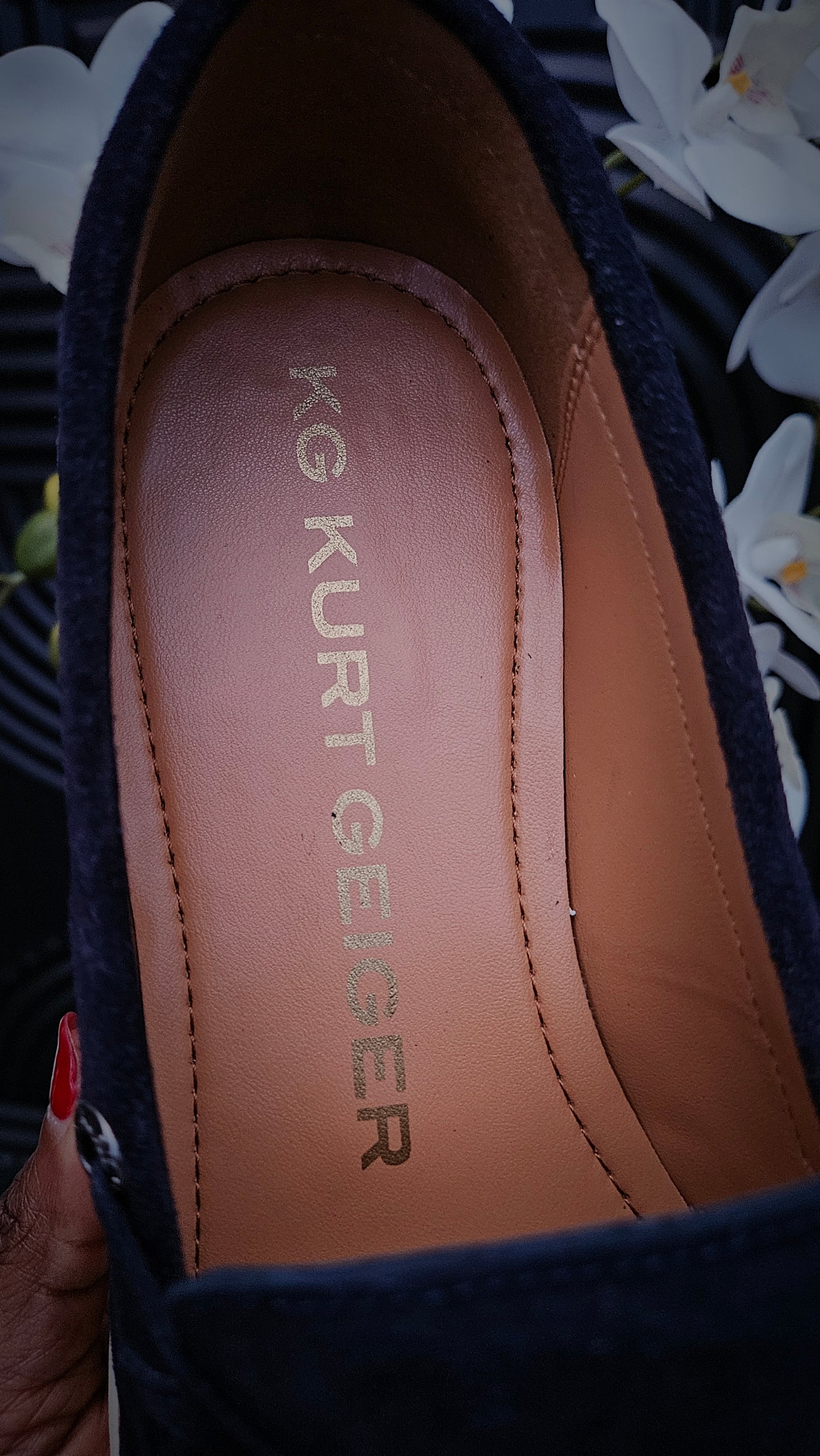 Kurt Geiger KG Navy Loafers for men