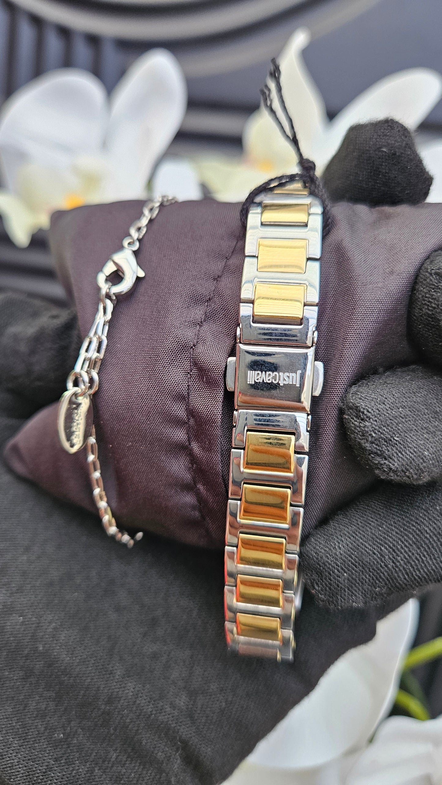 J.C Dual Tone Watch & Bracelet Set