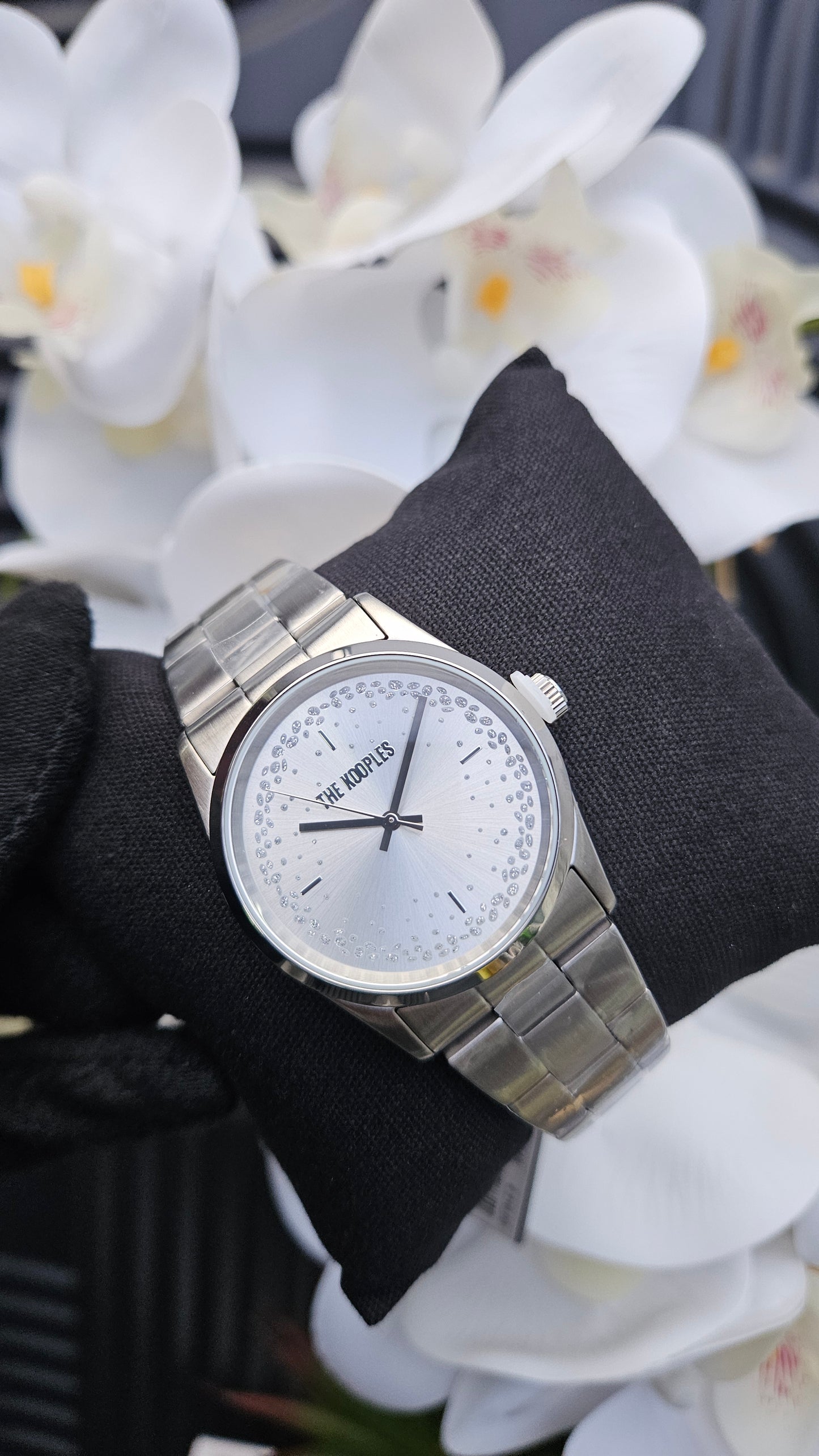 The Kooples Silver Bracelet Watch - Authentic Retail Product