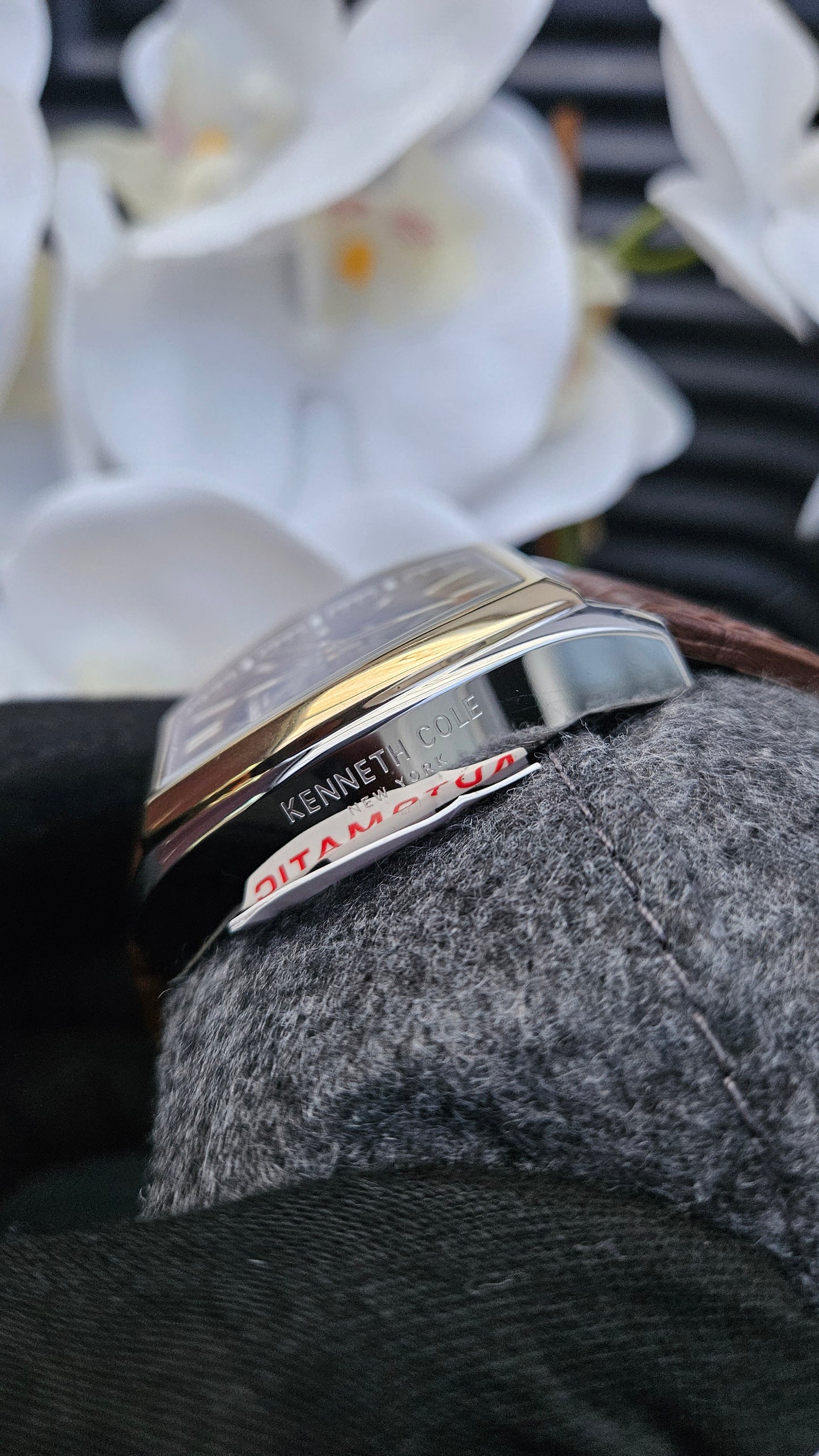 Kenneth Cole Brown Leather Automatic Watch