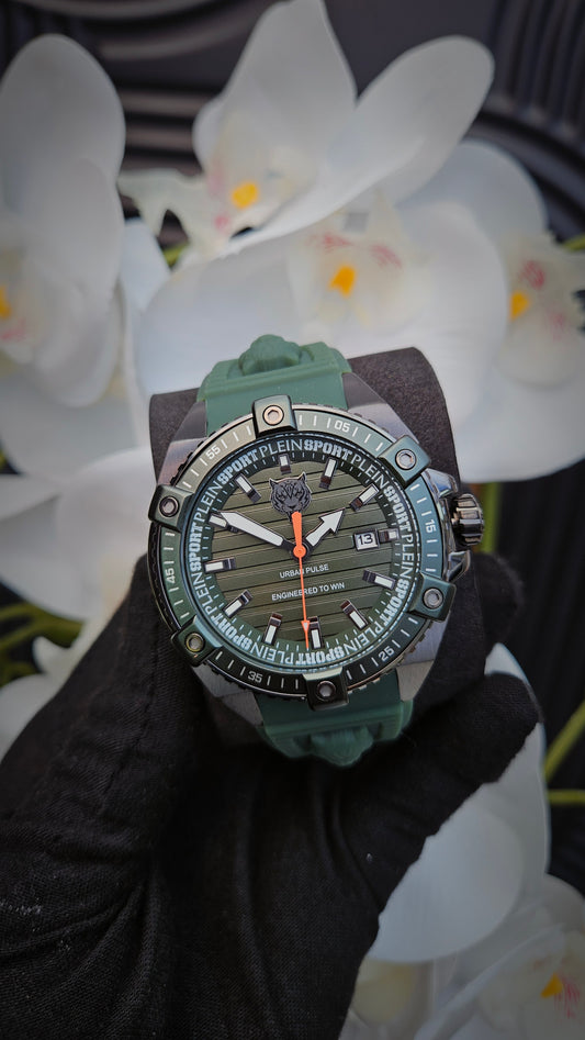 Plein Sport Green Urban Watch - Authentic Retail Product