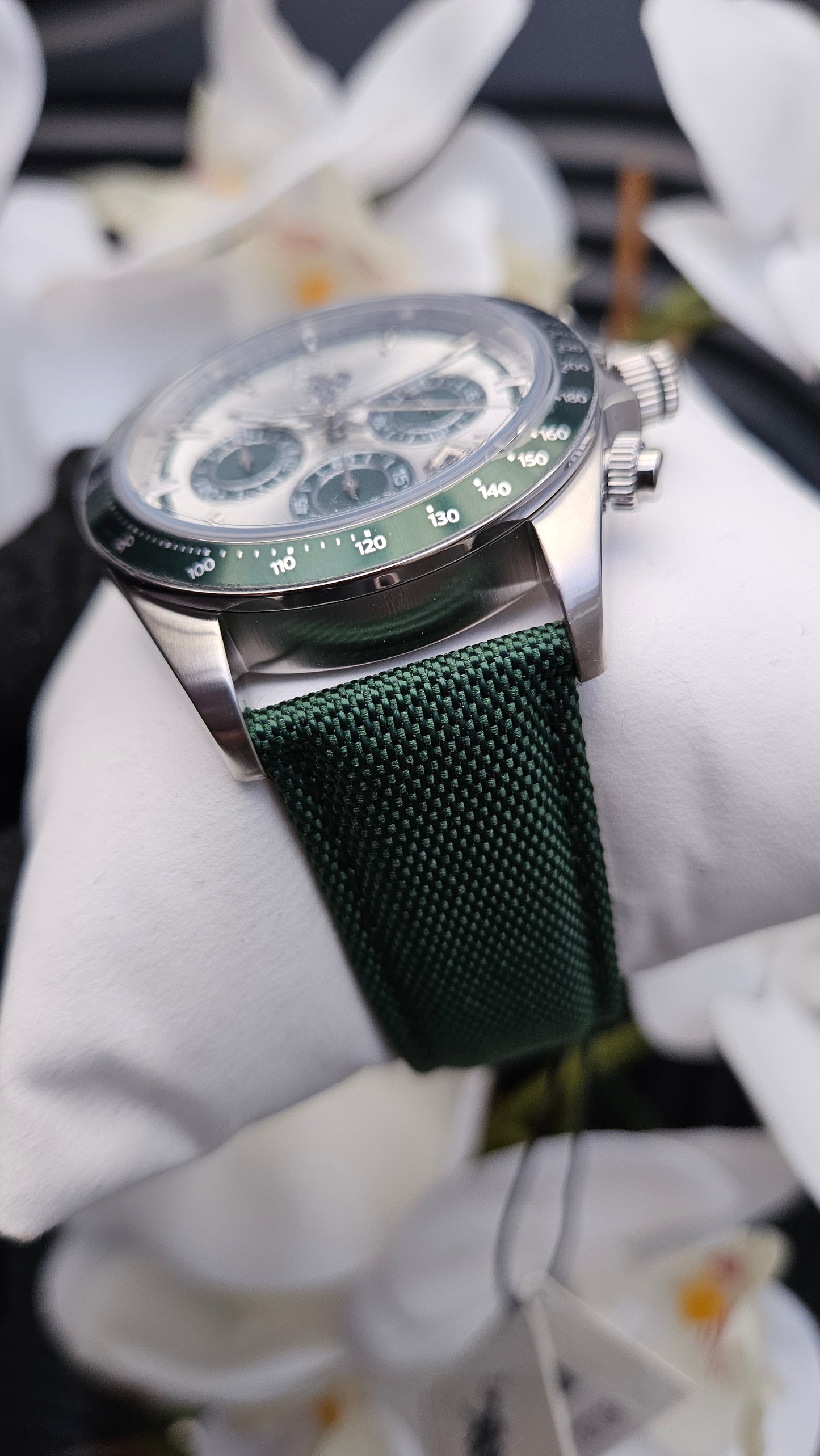 USP Green Strap Watch for Men