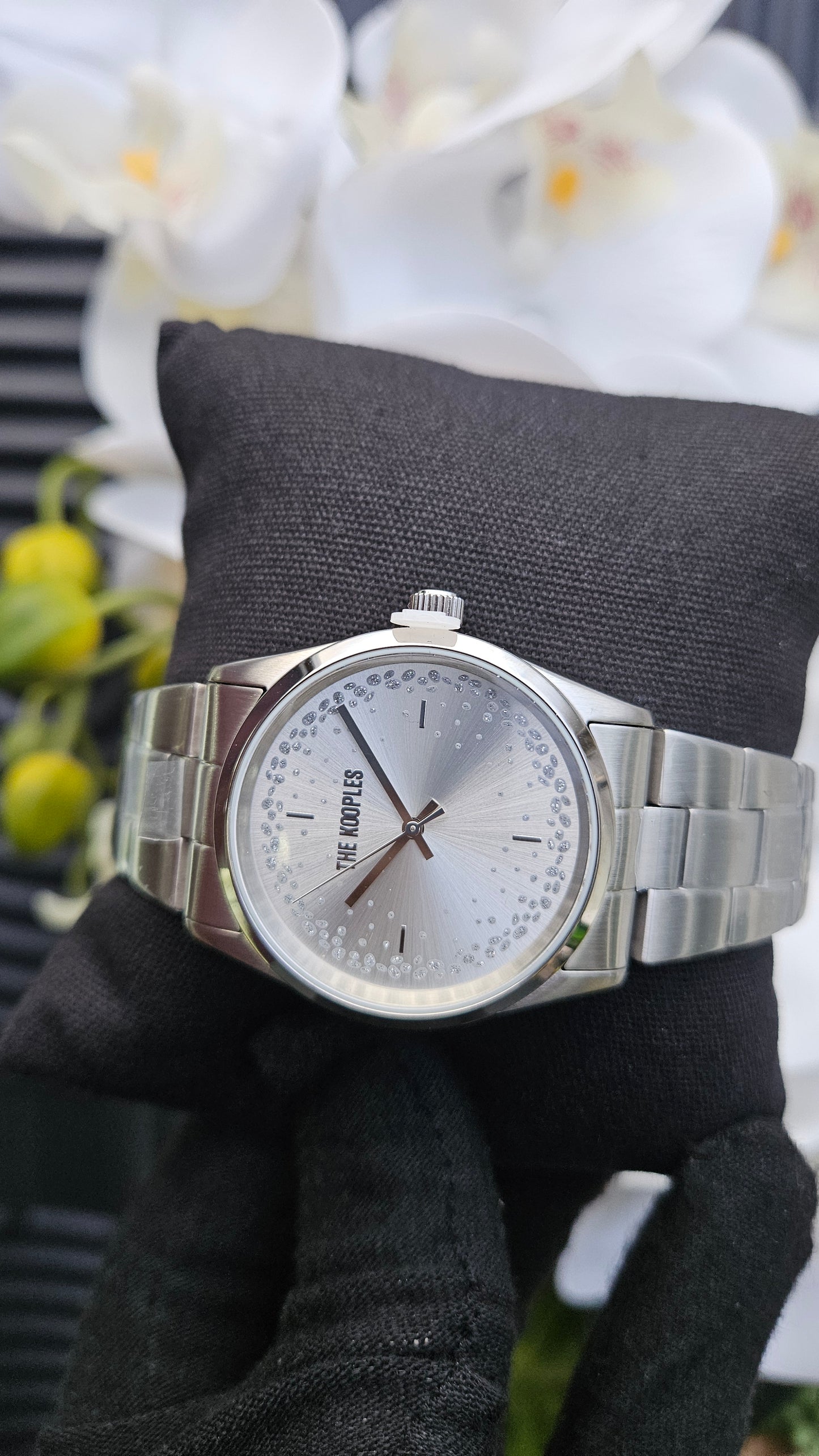 The Kooples Silver Bracelet Watch - Authentic Retail Product