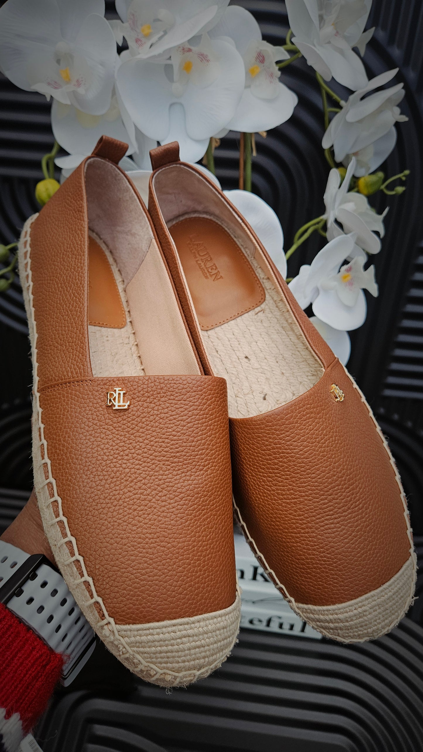 RL Espadrilles for Ladies in Brown- Authentic Retail Product