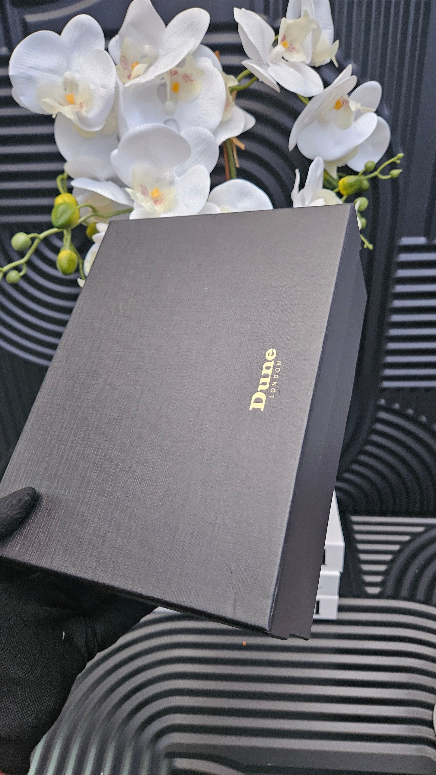 DUNE Bronze Bow Clutch Bag