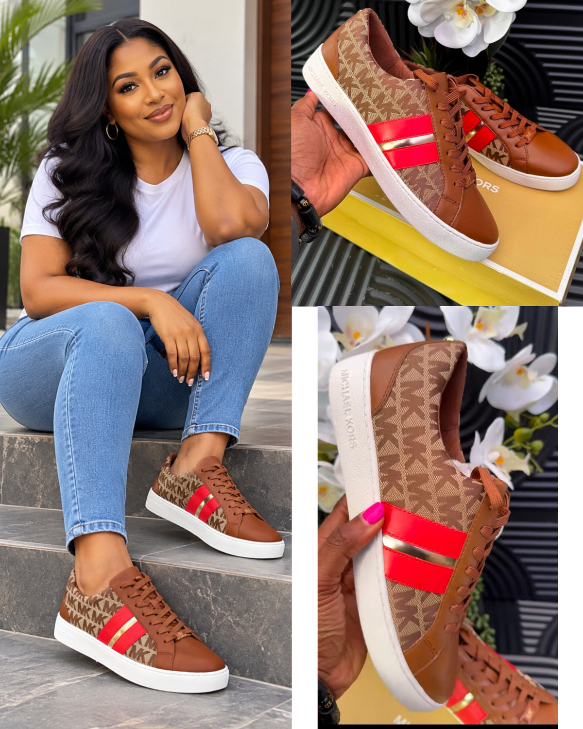 MK Ladies Logo Sneaker
