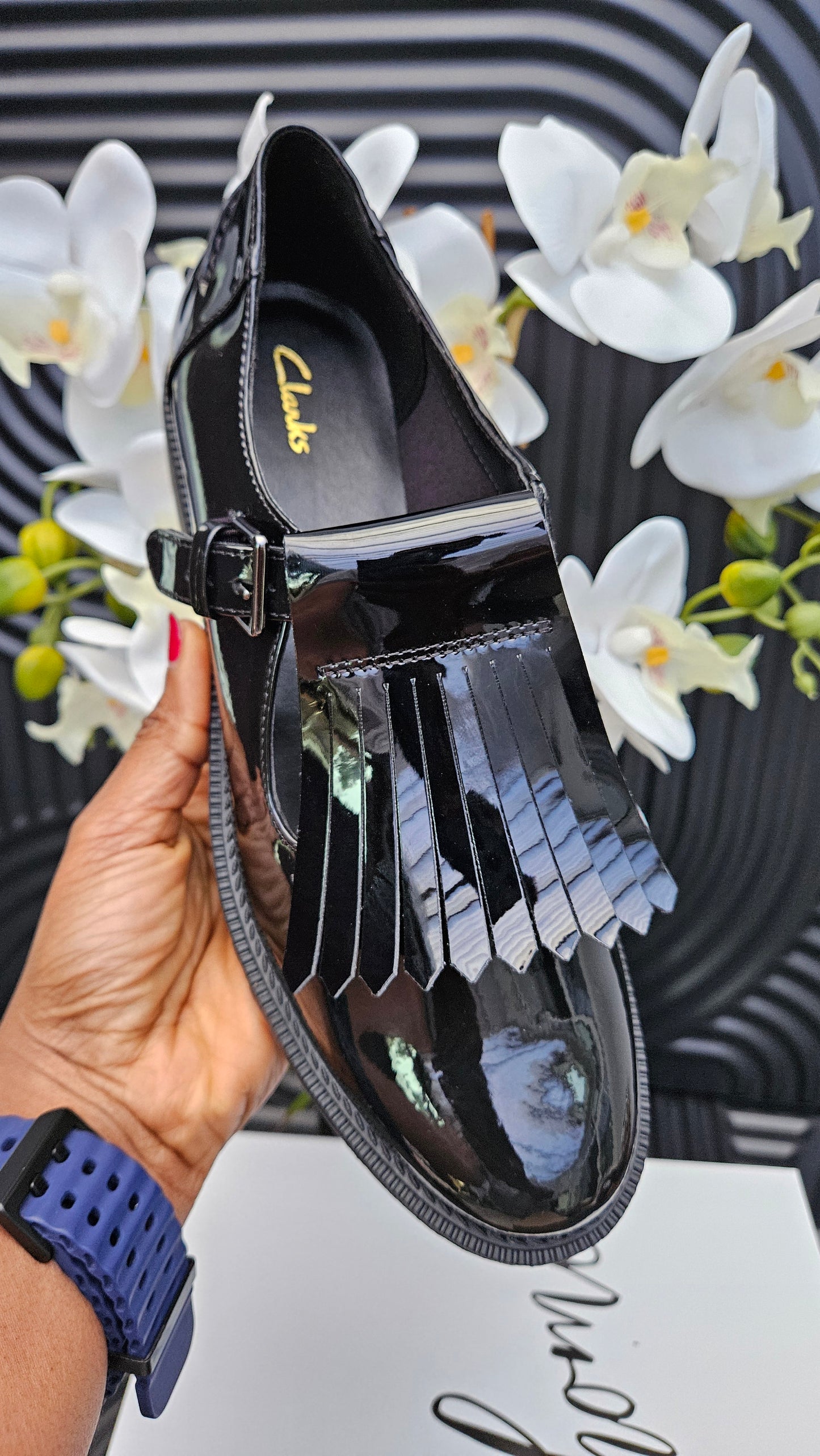 Black Patent Shoes for Ladies