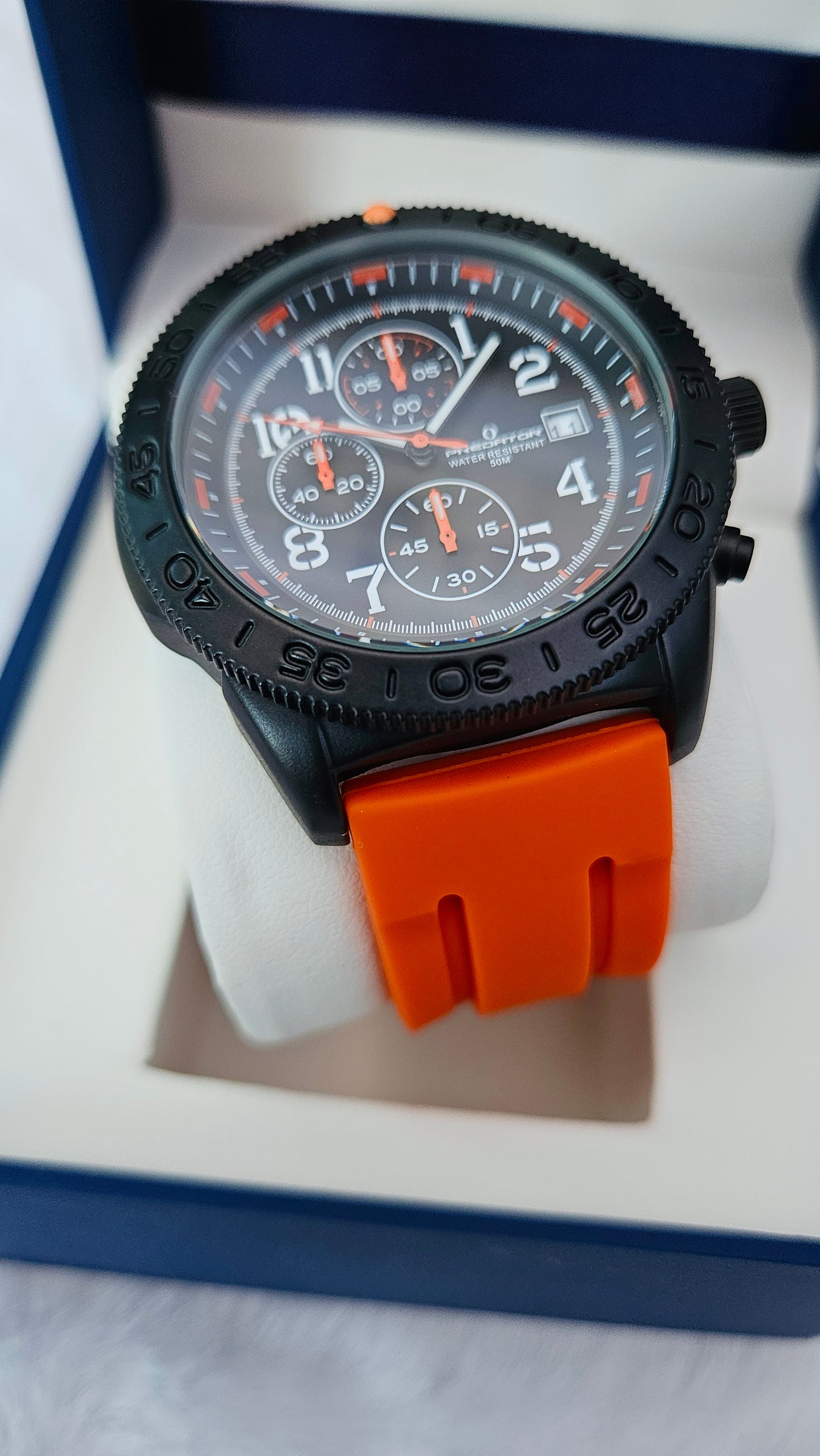 PREDATOR Orange and Black Watch - Authentic Retail Product