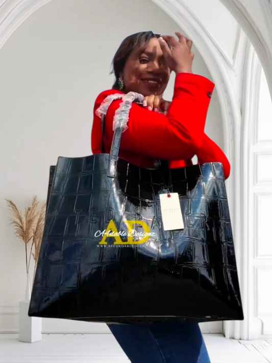 Ted Baker Croc Effect XL Icon Bag