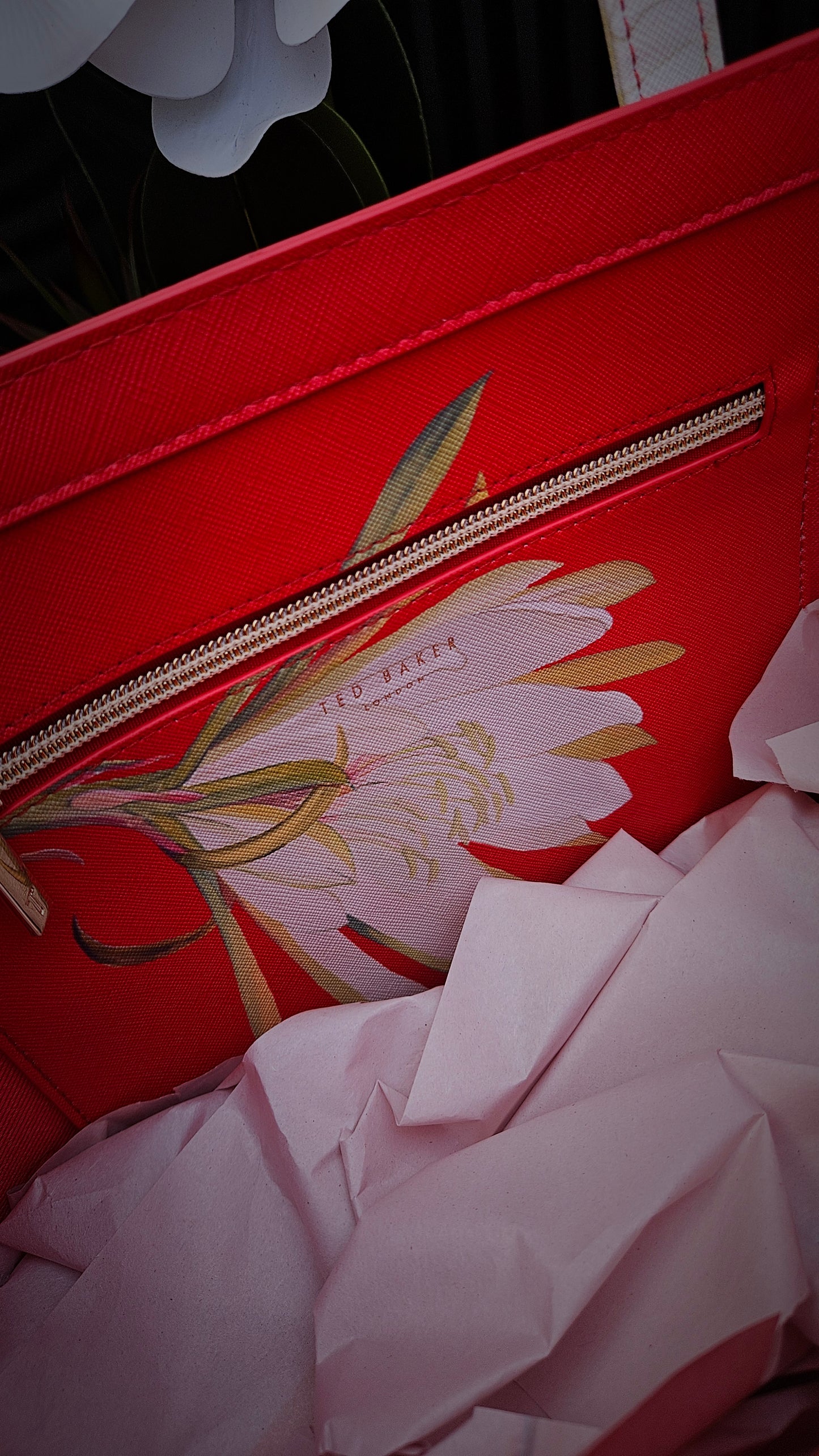 Ted Baker Medium/ Large Size Shopper Bag in Floral