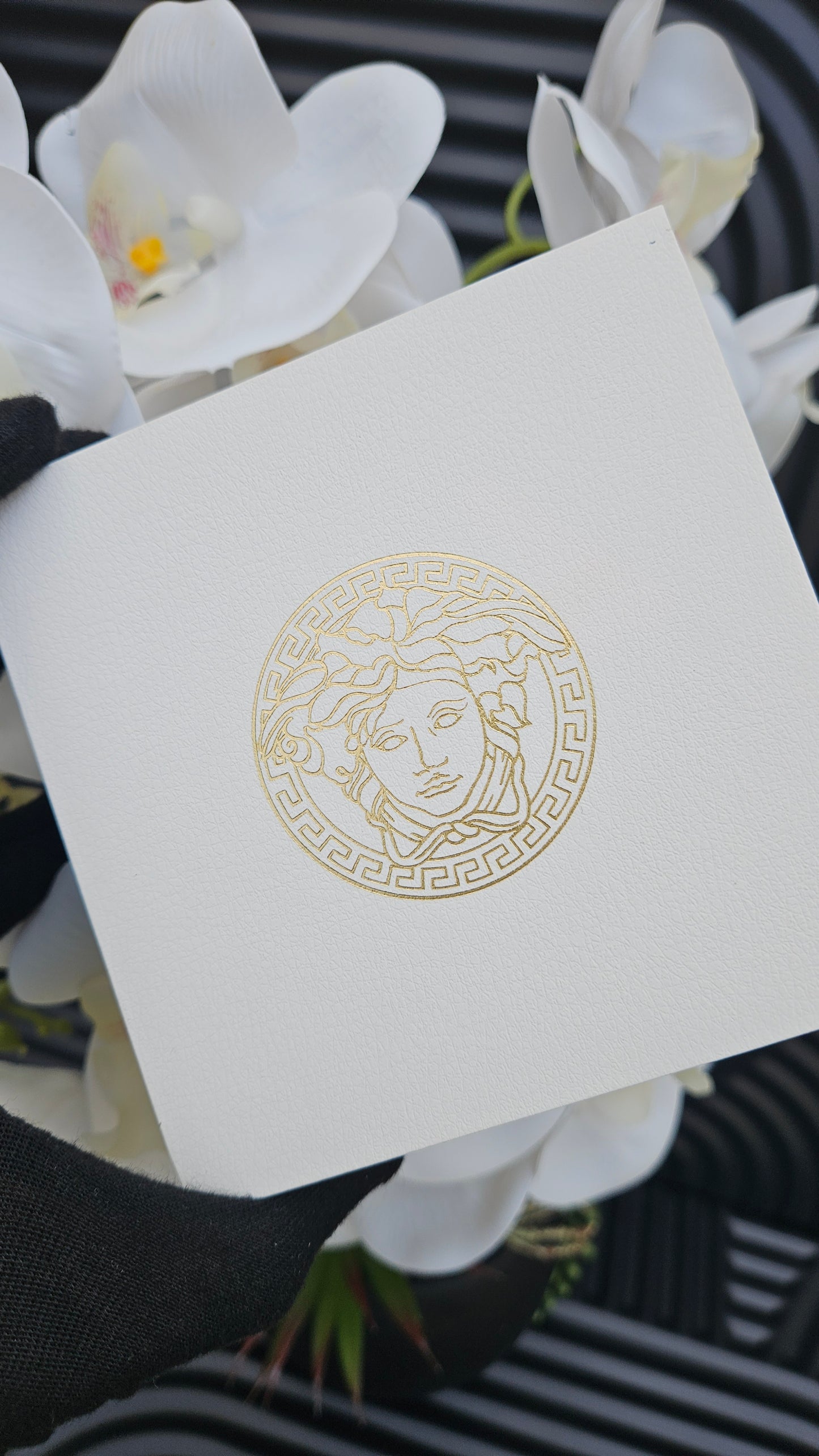 Versace White Dial Chronograph Watch - Authentic Retail Product
