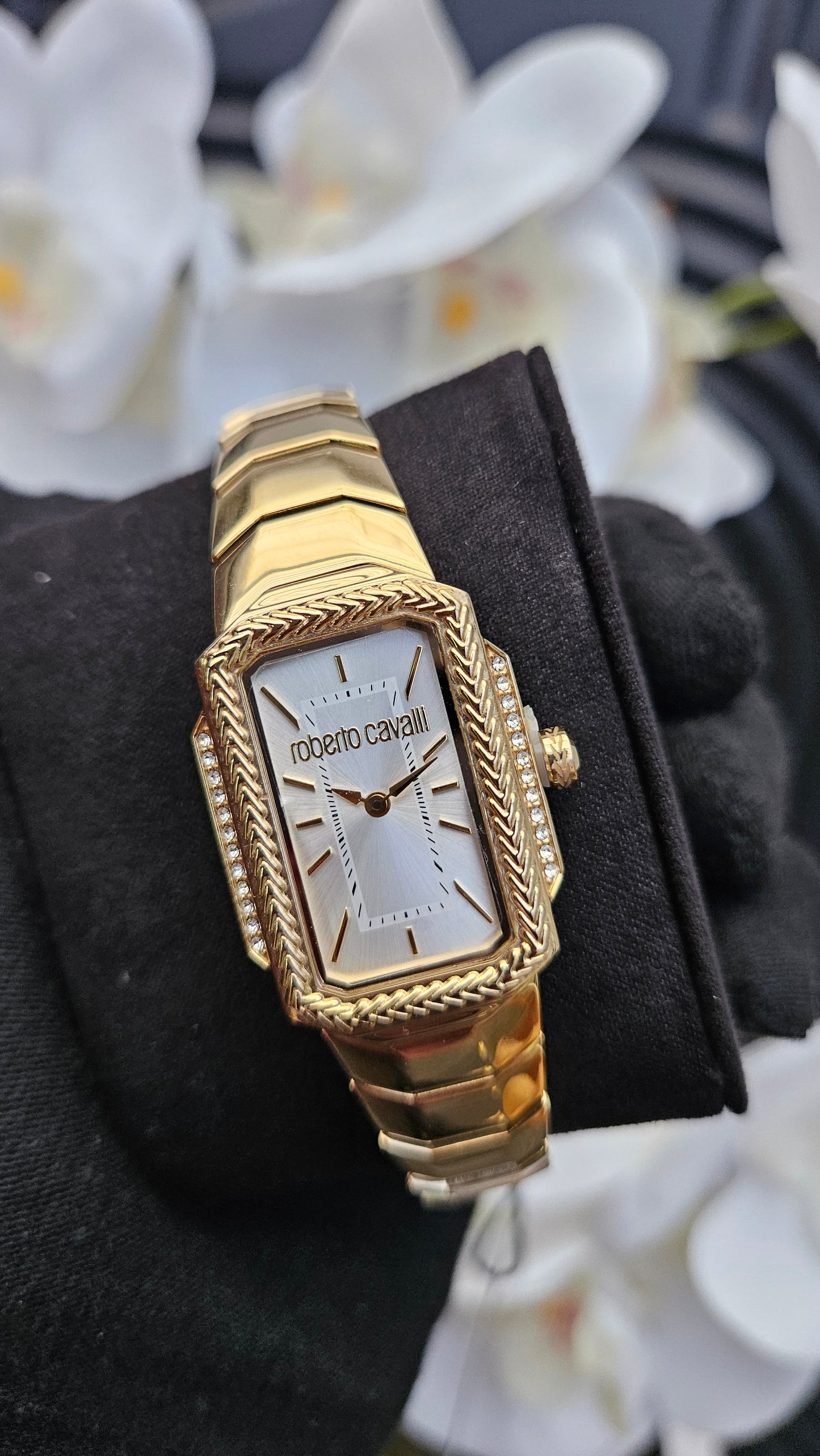 R C Gold Tone Watch for Ladies