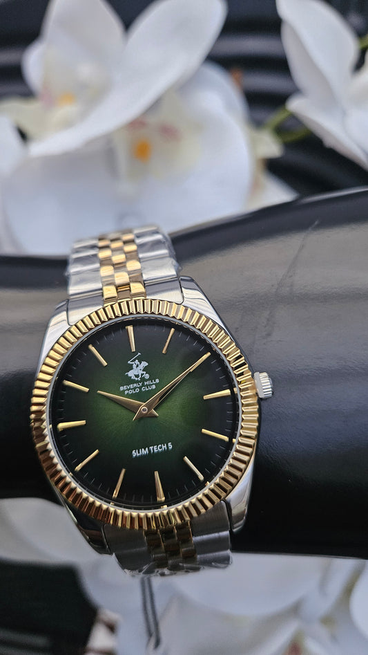 Beverly Hills Polo Club Watch with Green Dial