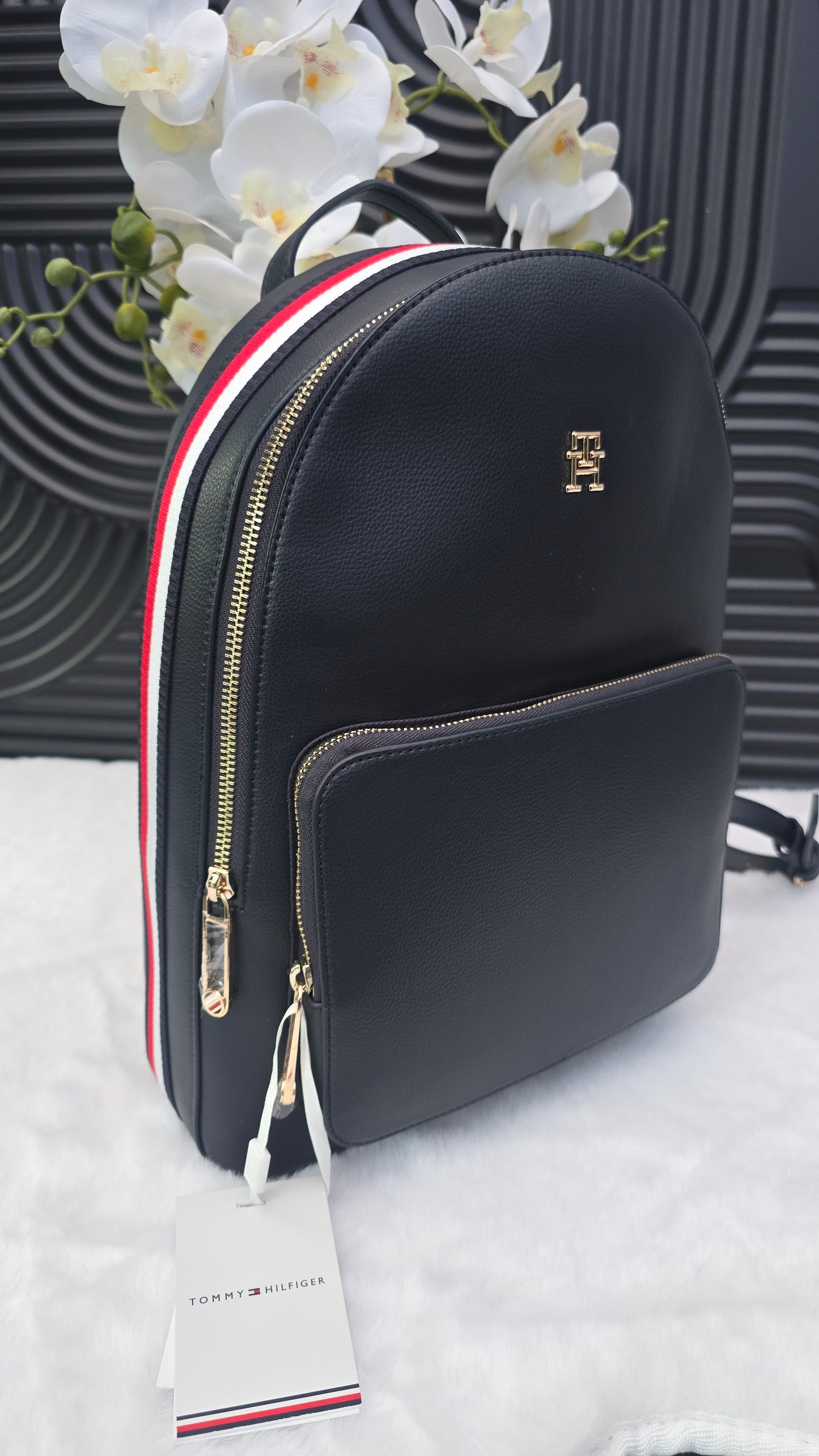 T.H Navy Backpack