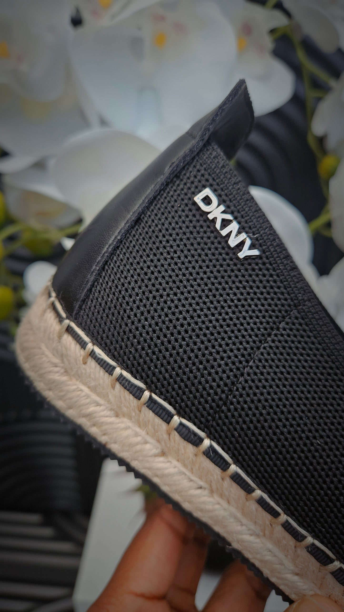 DKNY Black Espadrille - Authentic Retail Product