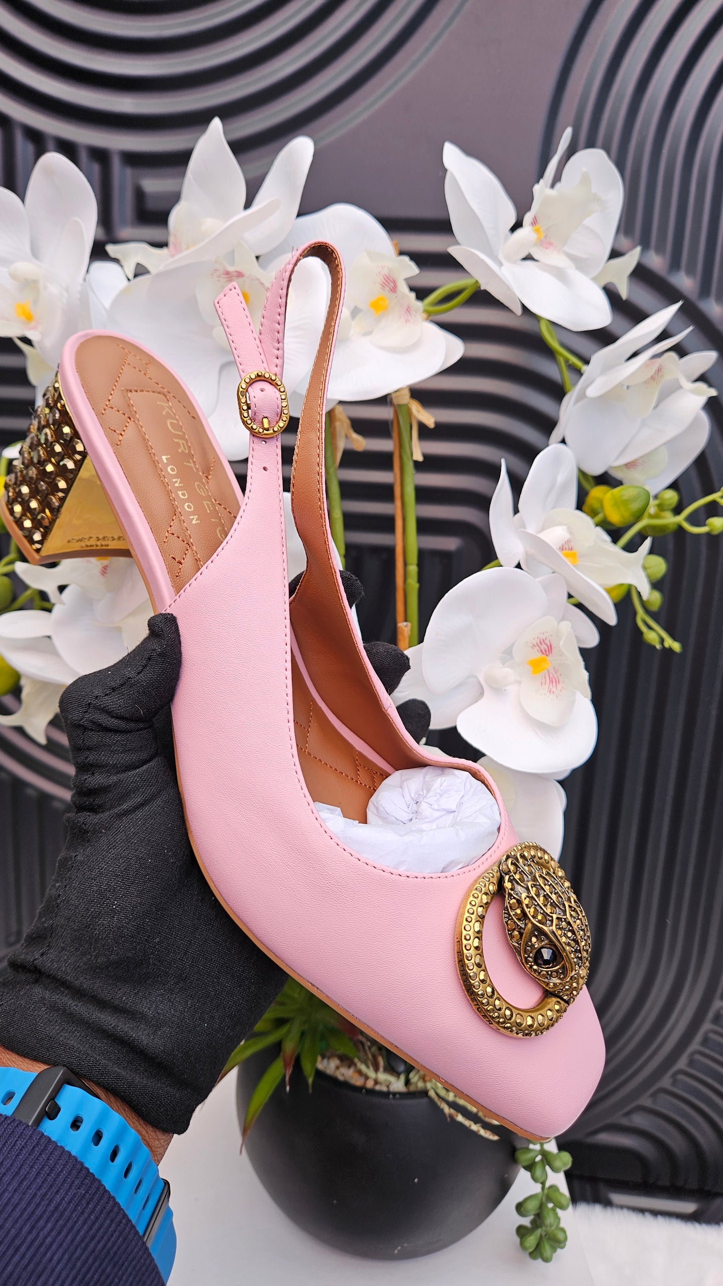Kurt Geiger KG Block Heel Sandal - Authentic Retail Product