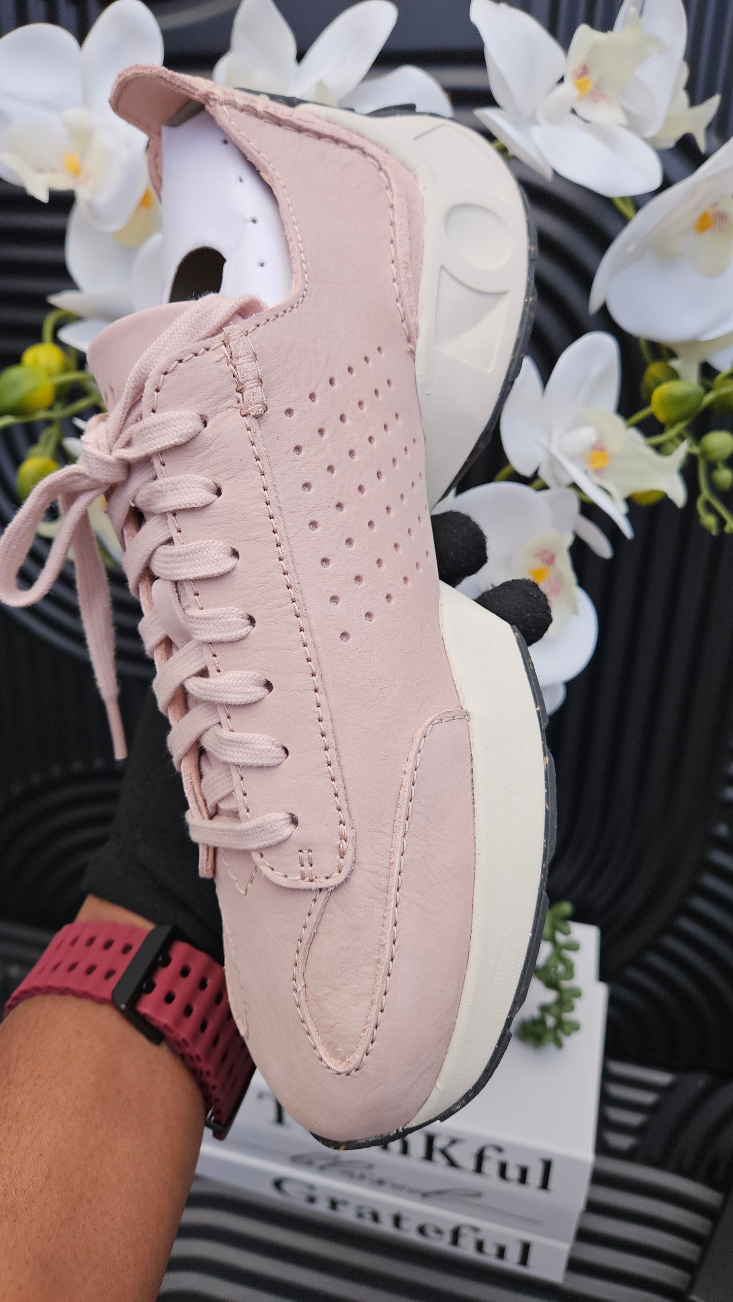 Leather Sneakers with Rubber Outsole