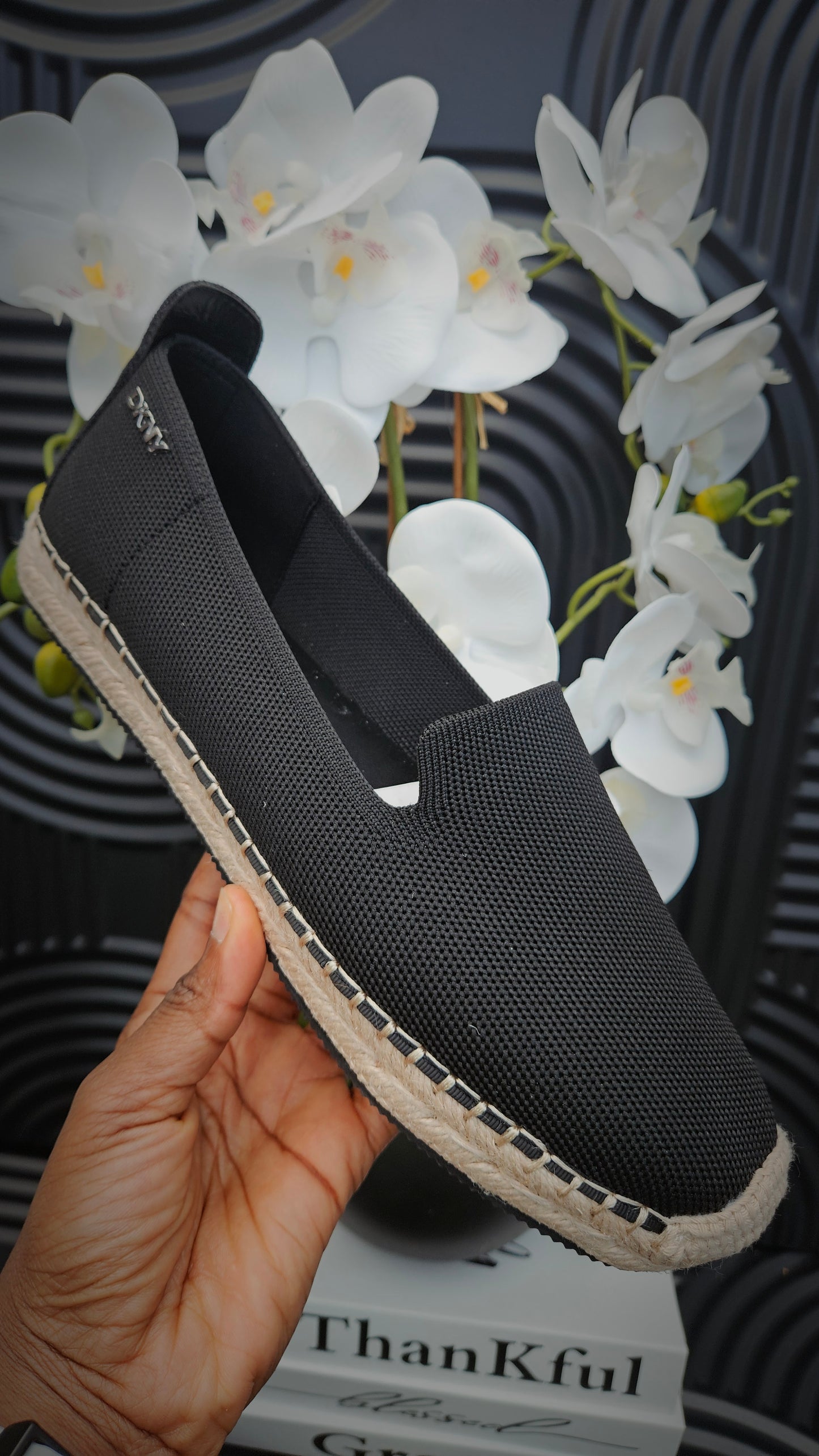 DKNY Black Espadrille - Authentic Retail Product