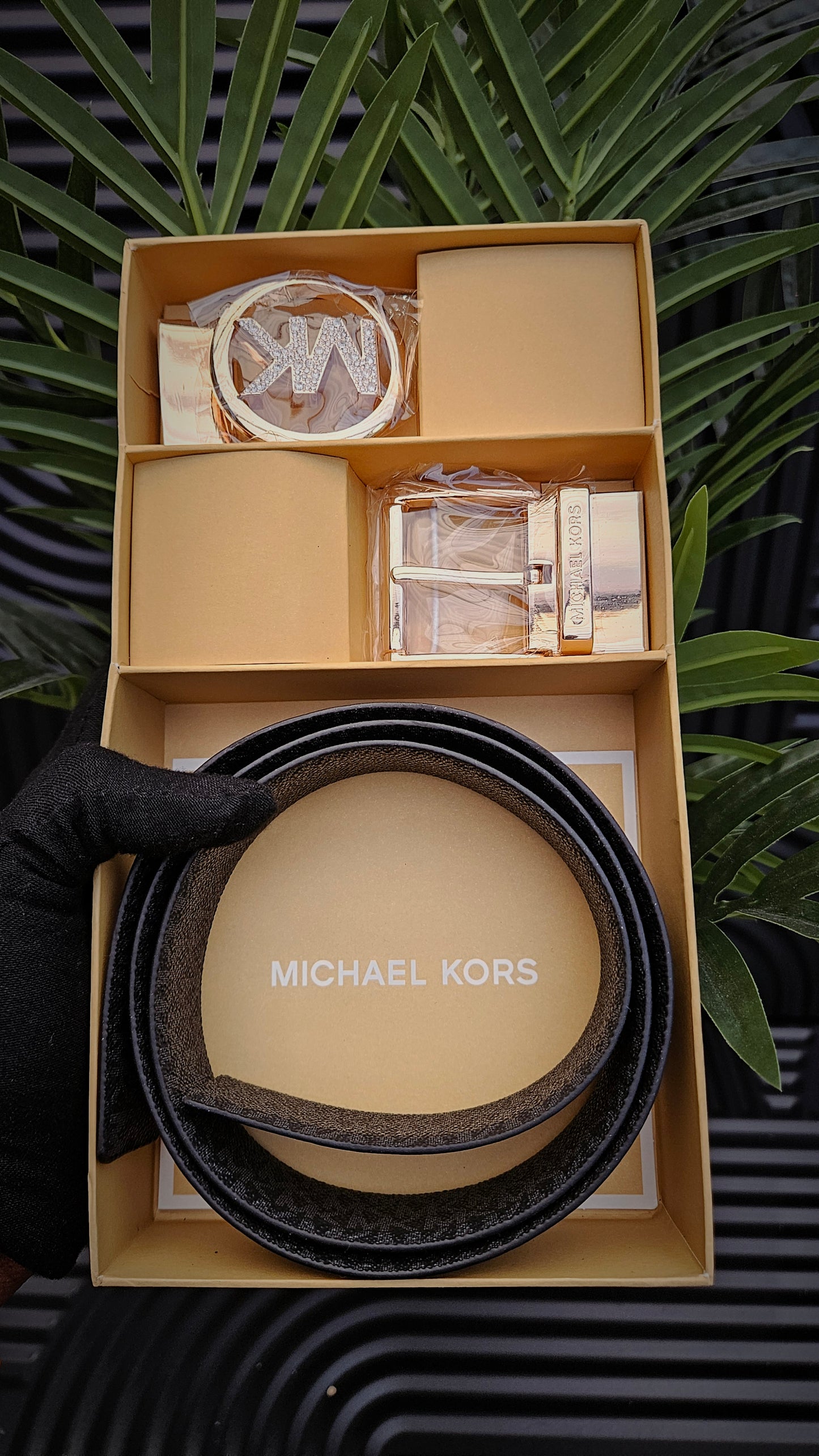 Michael Kors Logo Belt - Authentic Retail Product