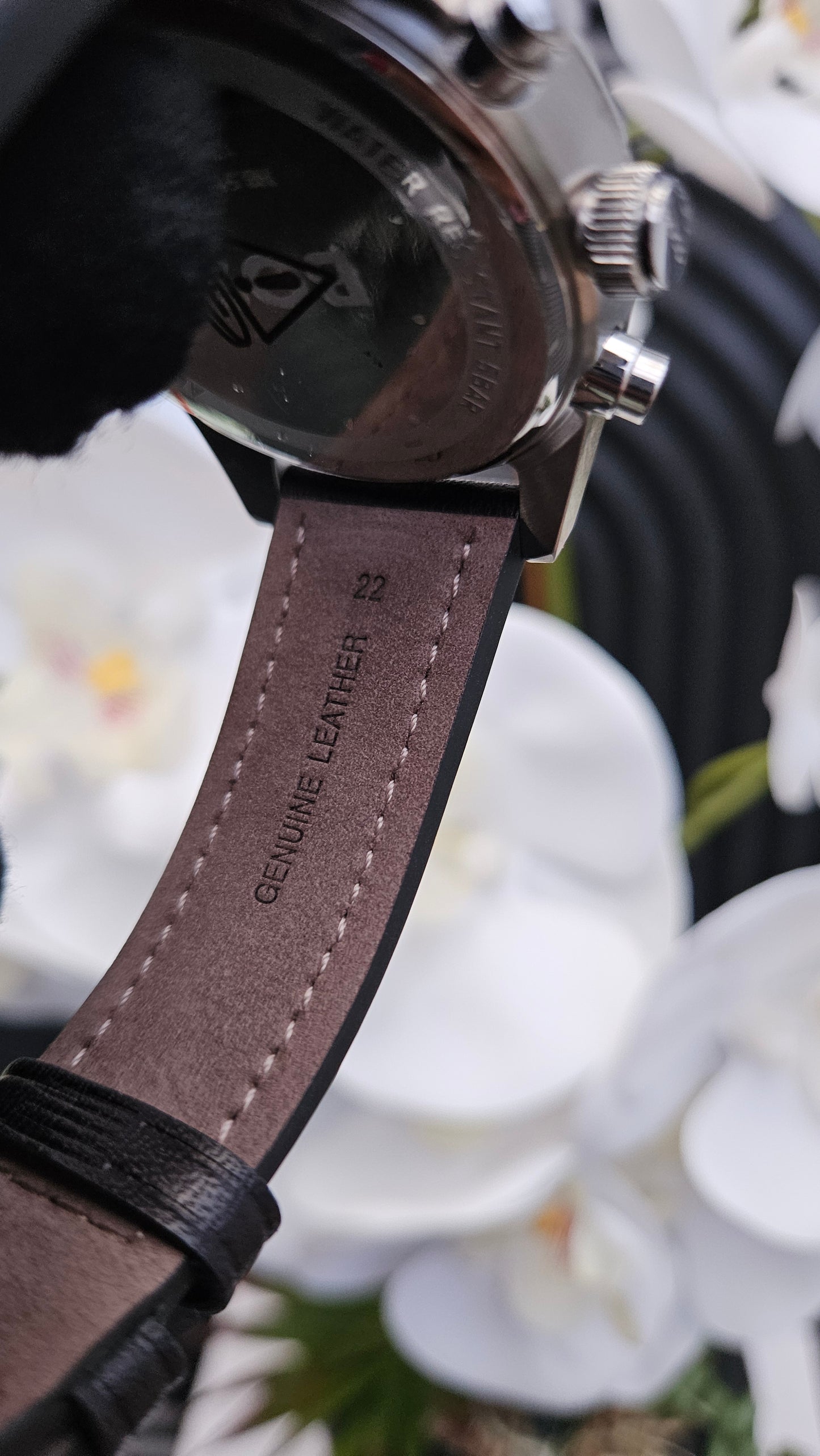 H.B Mens Leather Watch