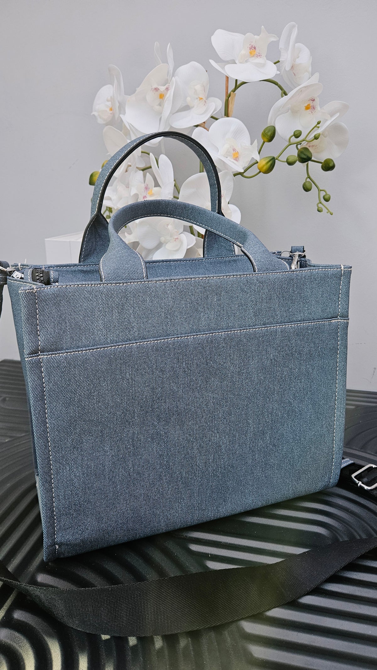 DKNY Blue Denim Bag
