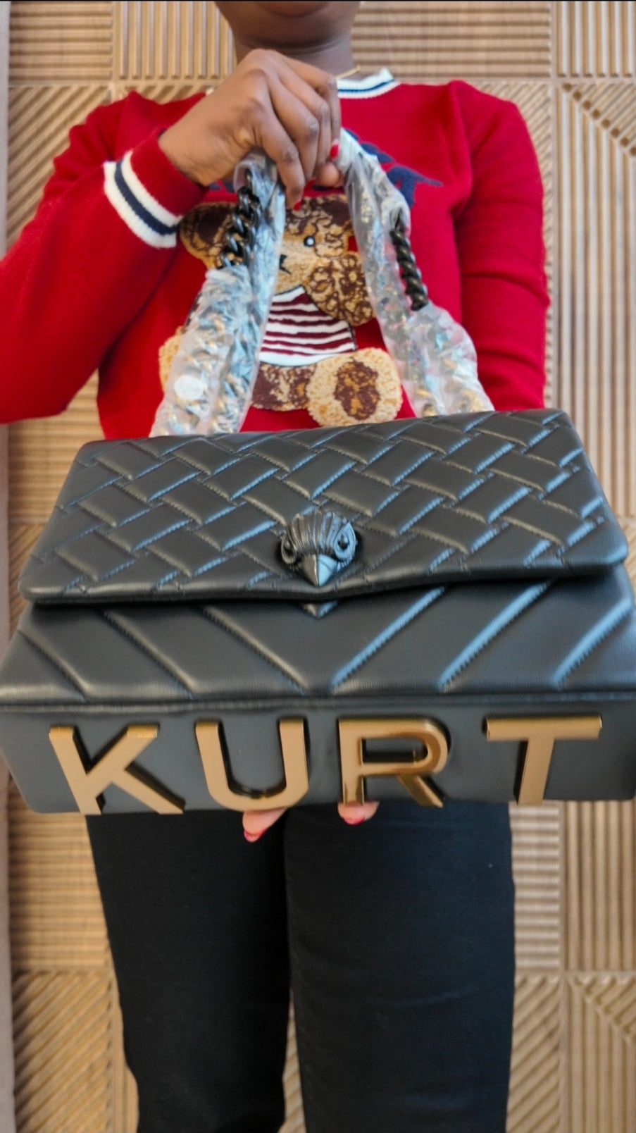 Kurt Geiger KG Large Black Bag