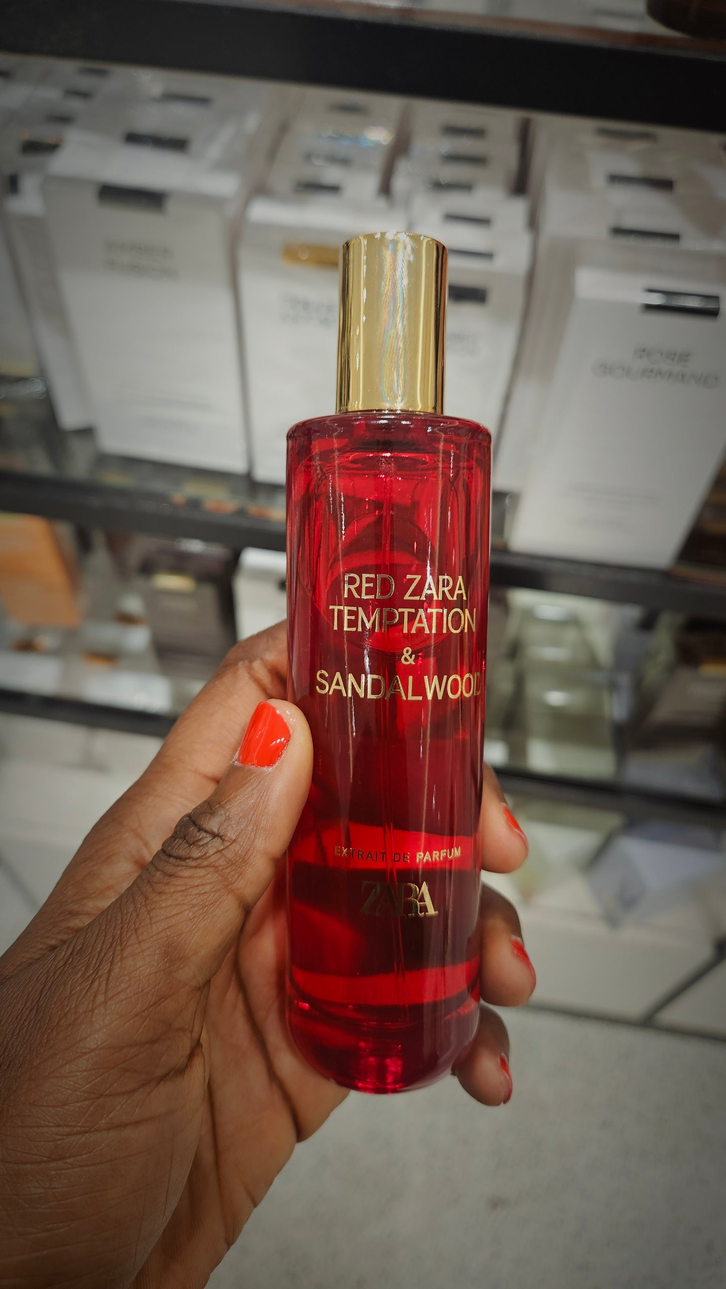 Red Temptation & Sandalwood Perfume - Authentic Retail Product