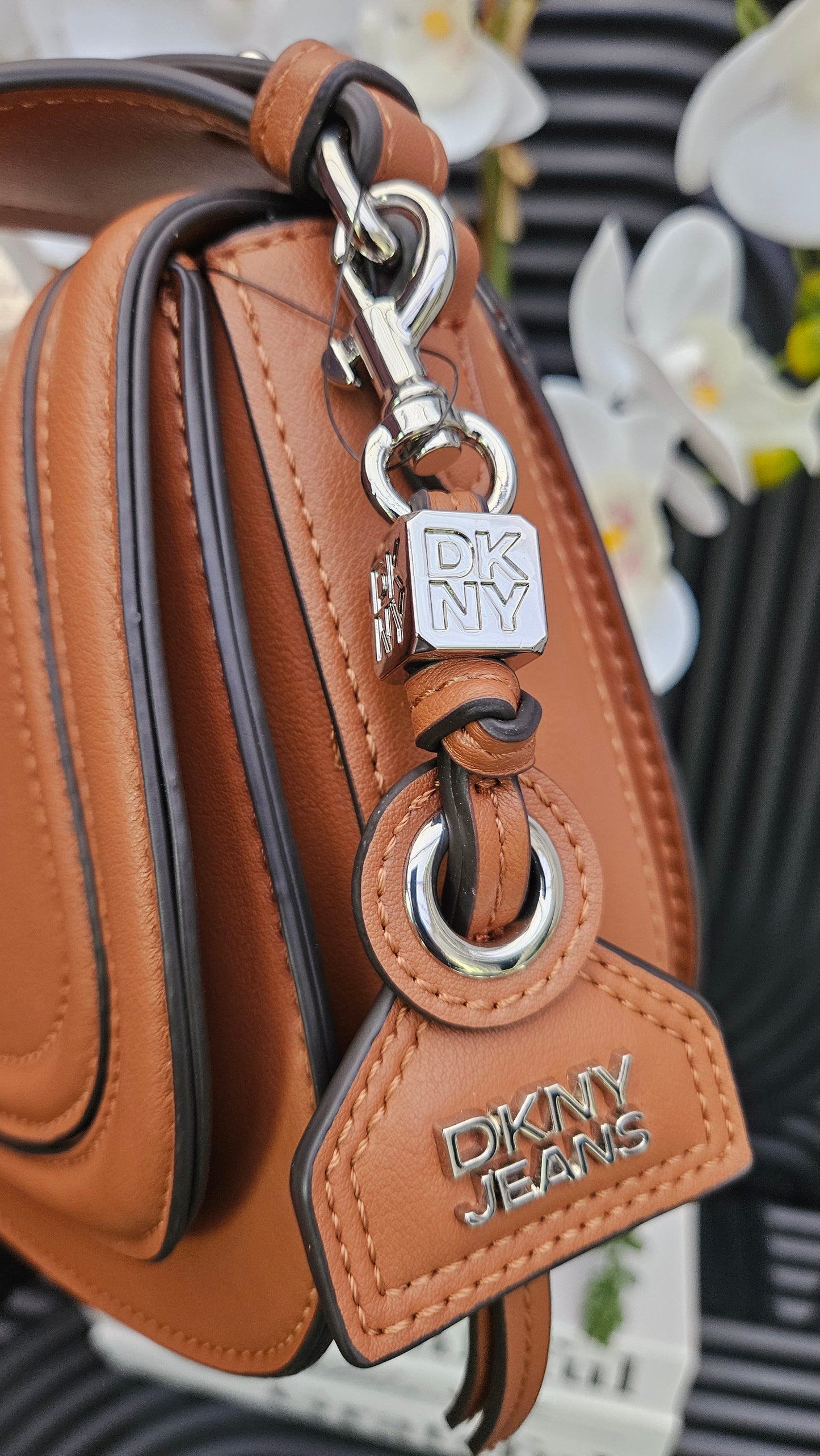 DKNY Jeans Tan Crossbody Bag - Authentic Retail Product