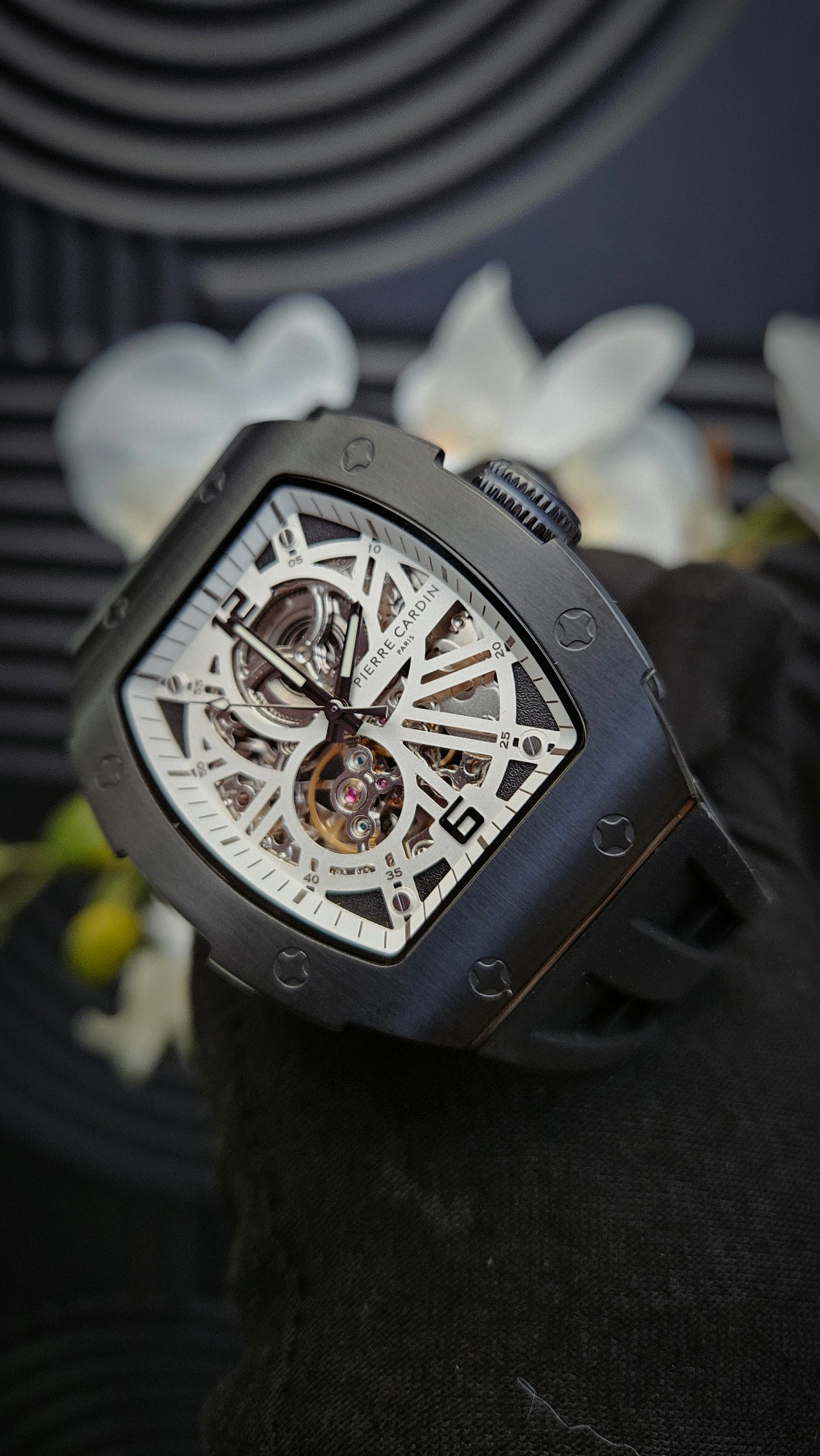 P.C Black & Green Automatic Watch for Men