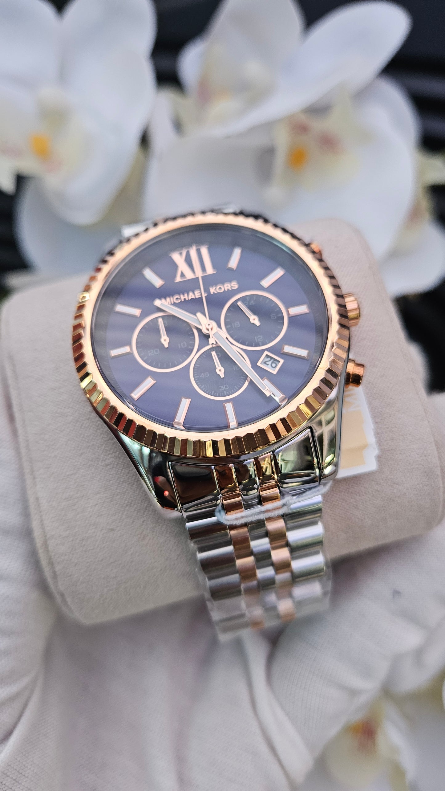 Michael Kors Chronograph Men's Watch with Stainless Steel Strap