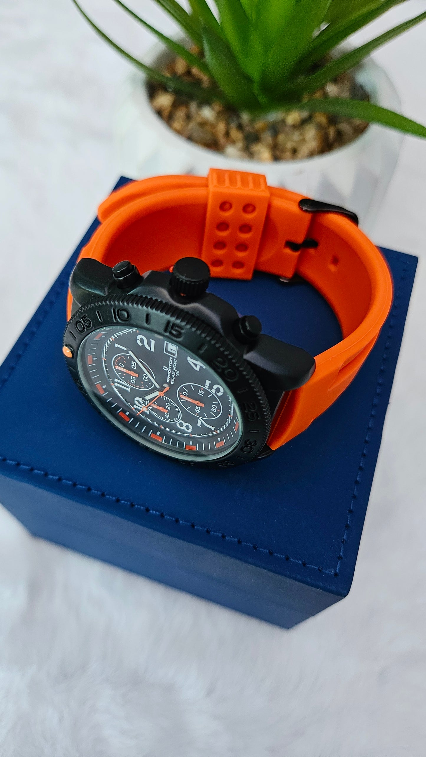 PREDATOR Orange and Black Watch - Authentic Retail Product