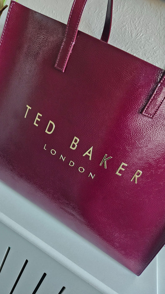 Ted Baker XL Bag in Burgundy
