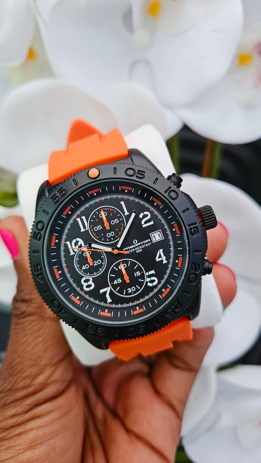 PREDATOR Orange and Black Watch - Authentic Retail Product