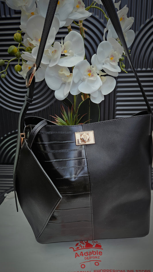 Dune Black Shoulder Bag With Purse - Authentic Retail Product