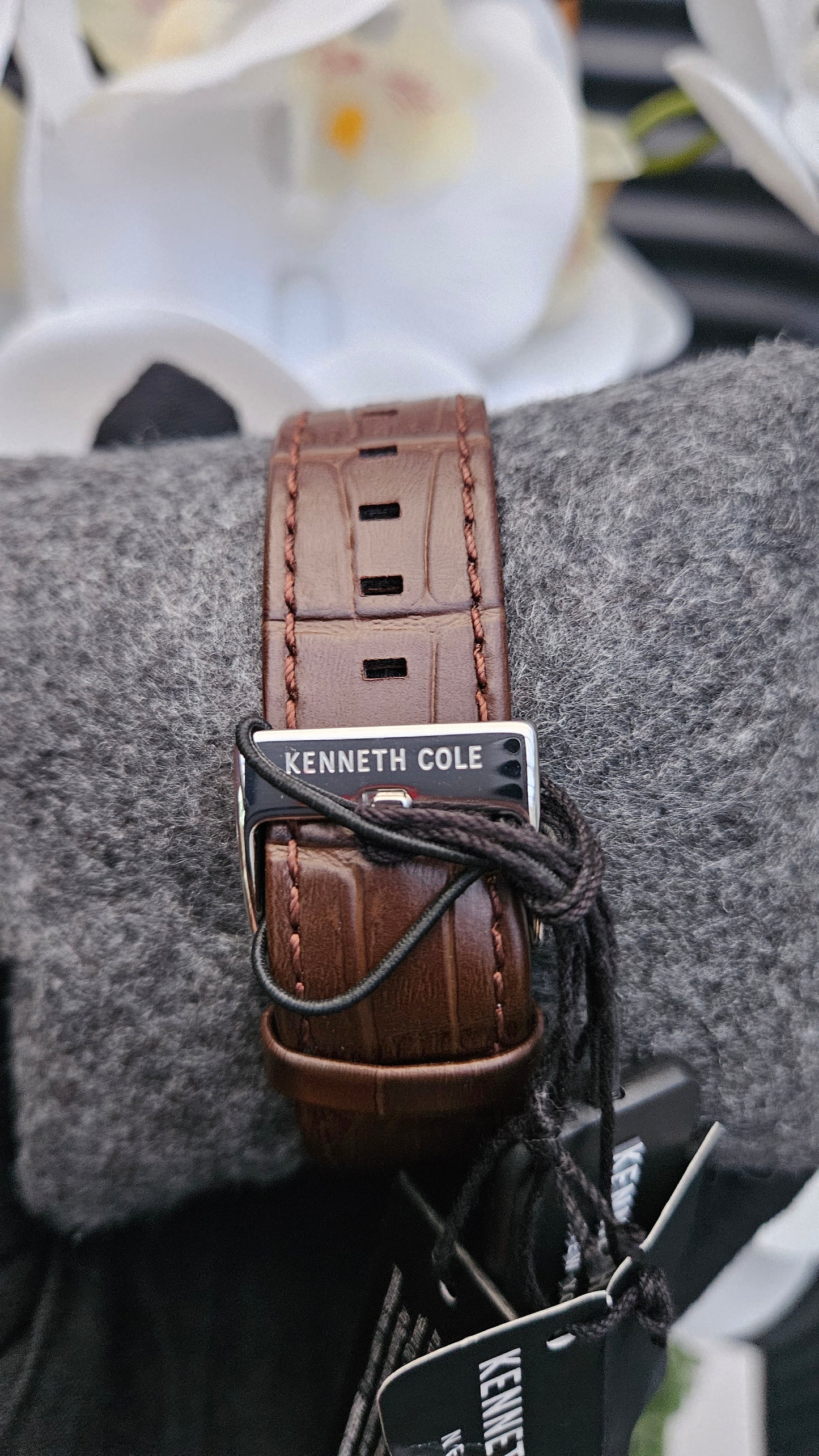 Kenneth Cole Brown Leather Automatic Watch