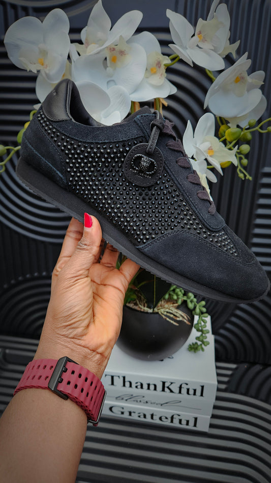 KG Black Crystal Sneakers