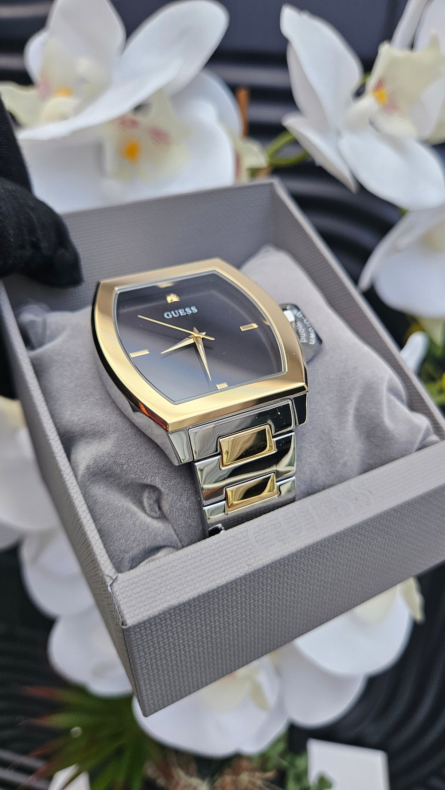 Guess Dual Tone Bracelet Watch