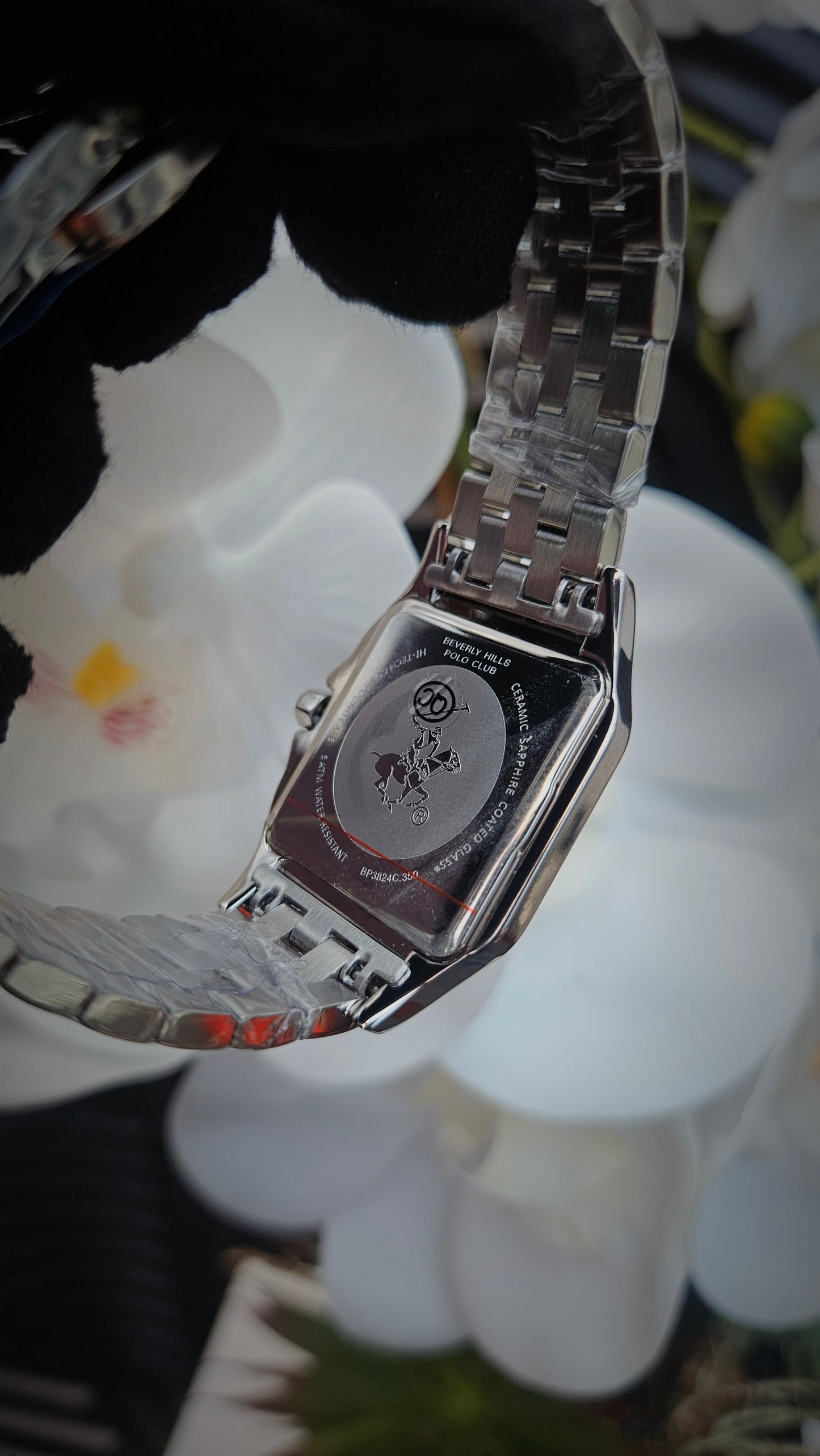 Beverly Hills Polo Club Silver Watch with Black Dial
