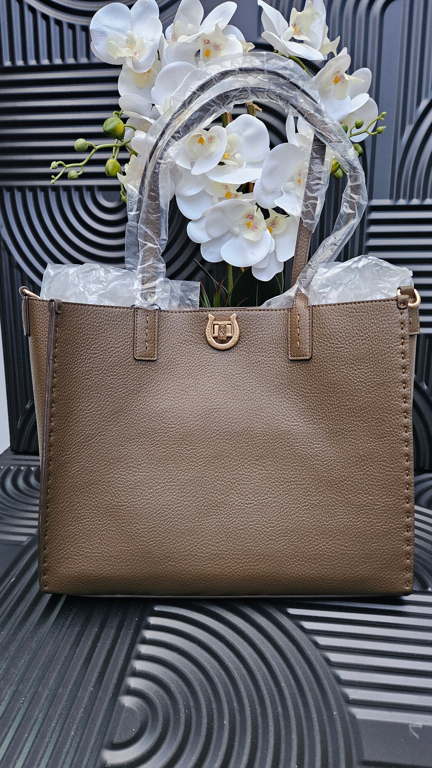 USPA Camel Brown Bag