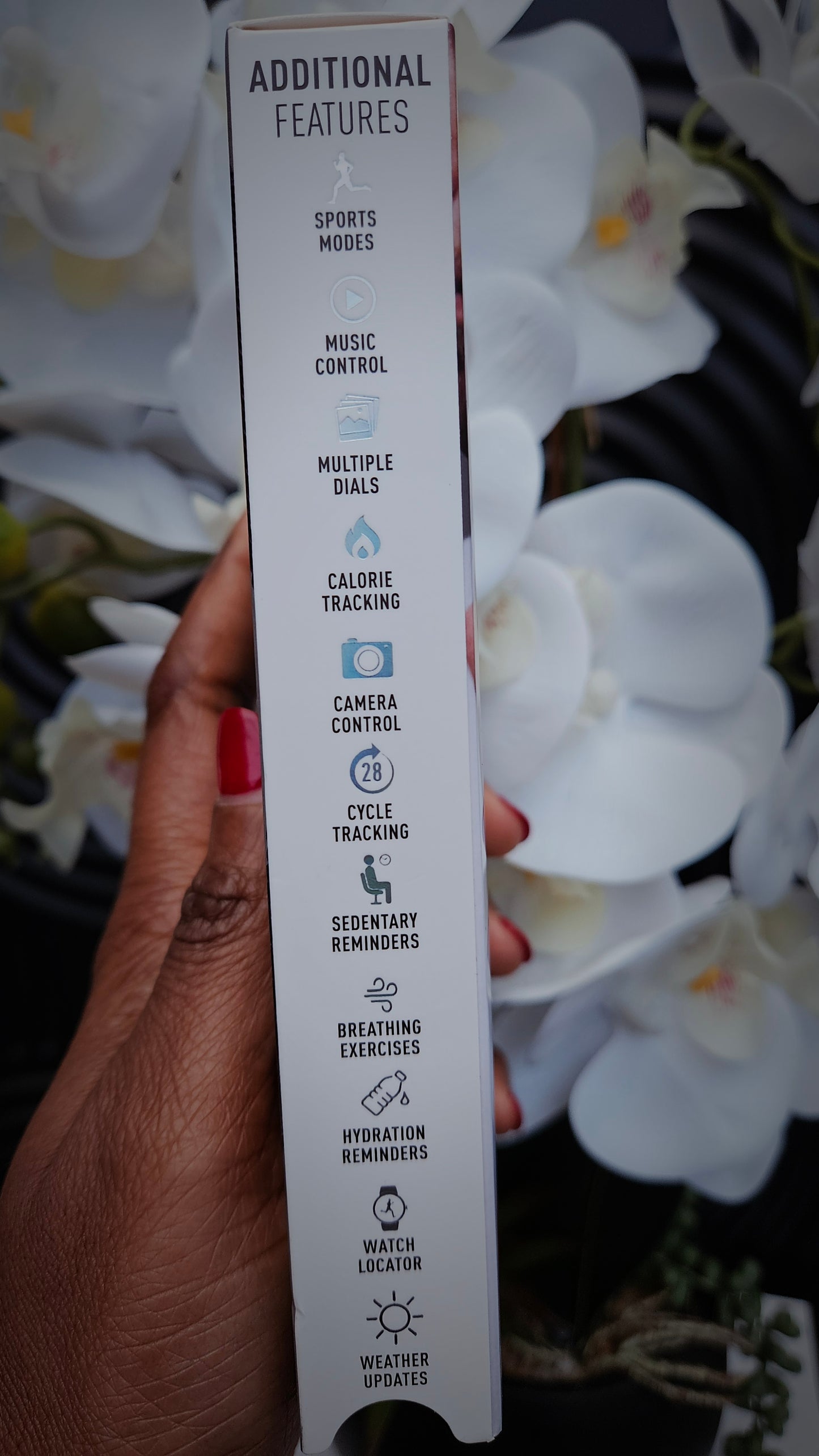 R.A  Black Mesh Bracelet Smart watch