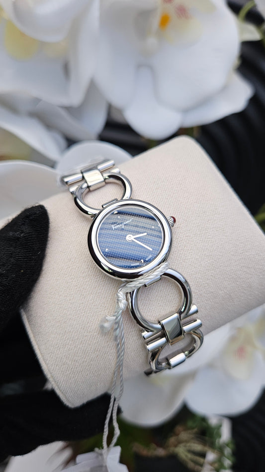 Silver Tone Double G Watch - Authentic Retail Product