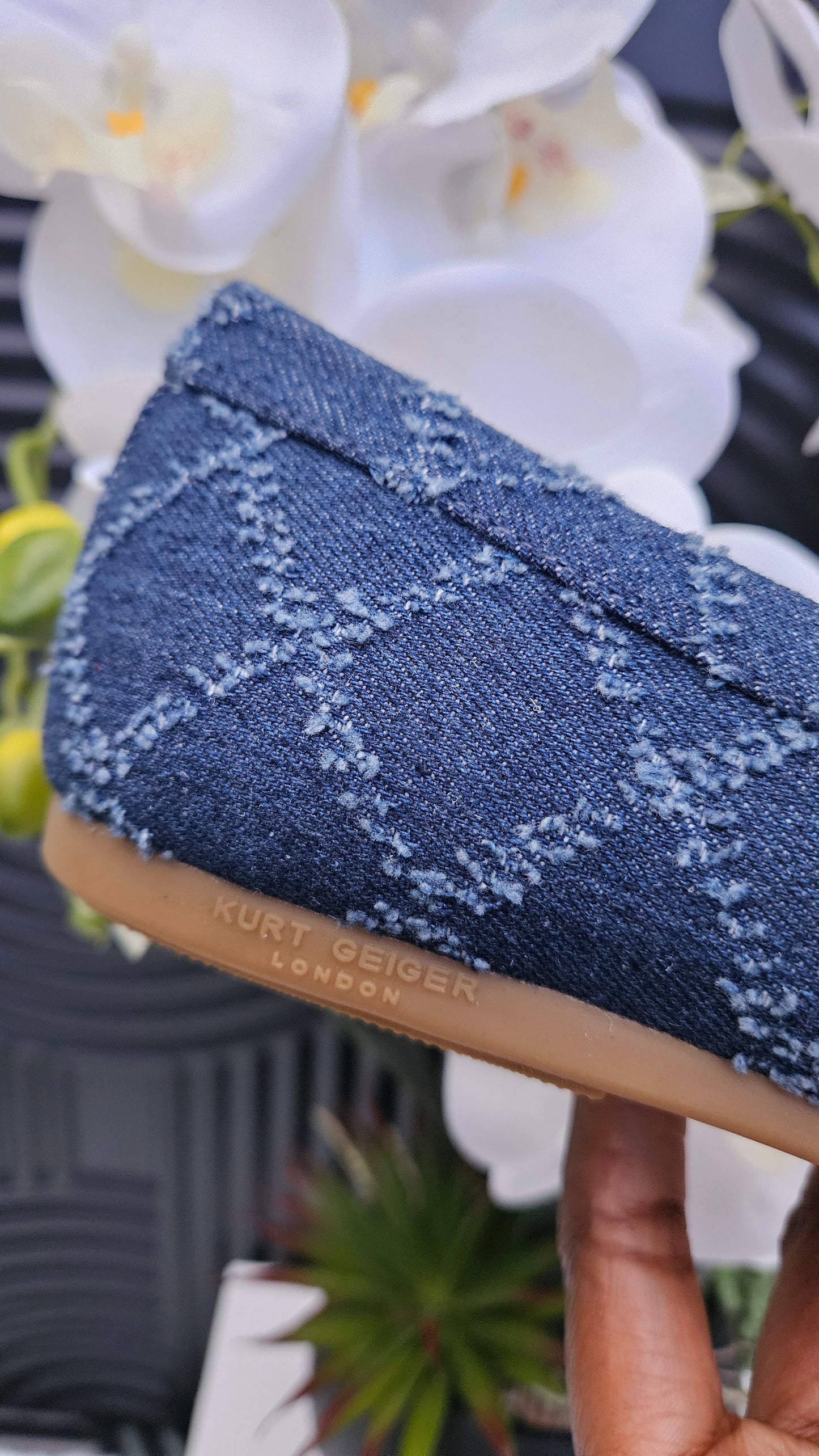 Kurt Geiger KG Denim Loafers for Ladies