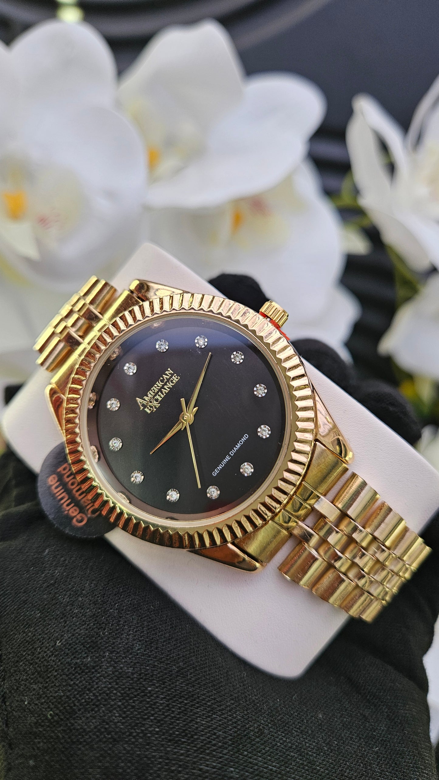 American Exchange Genuine Diamond Collection Watch