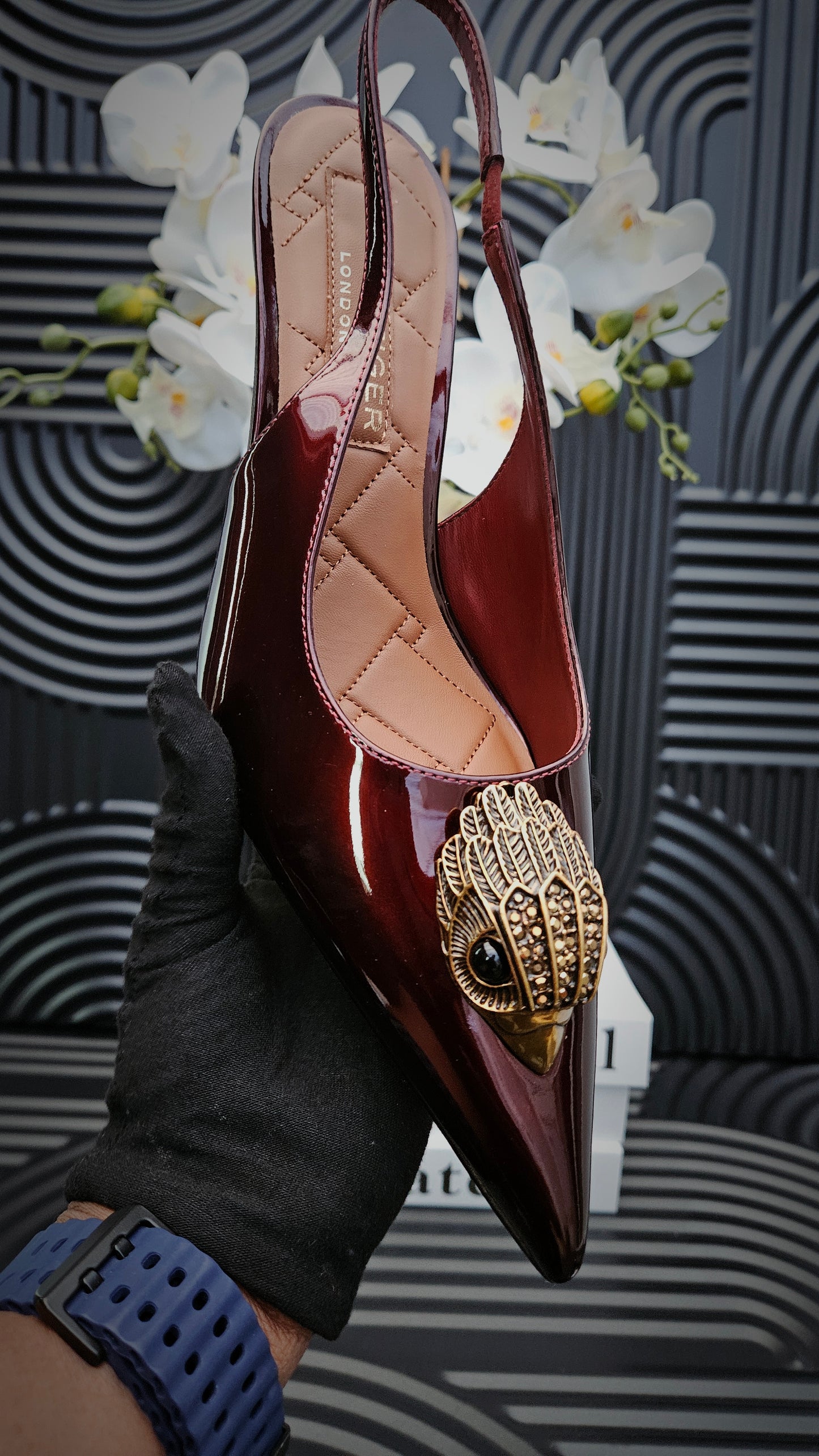 Kurt Geiger KG Sling Back Patent Heel
