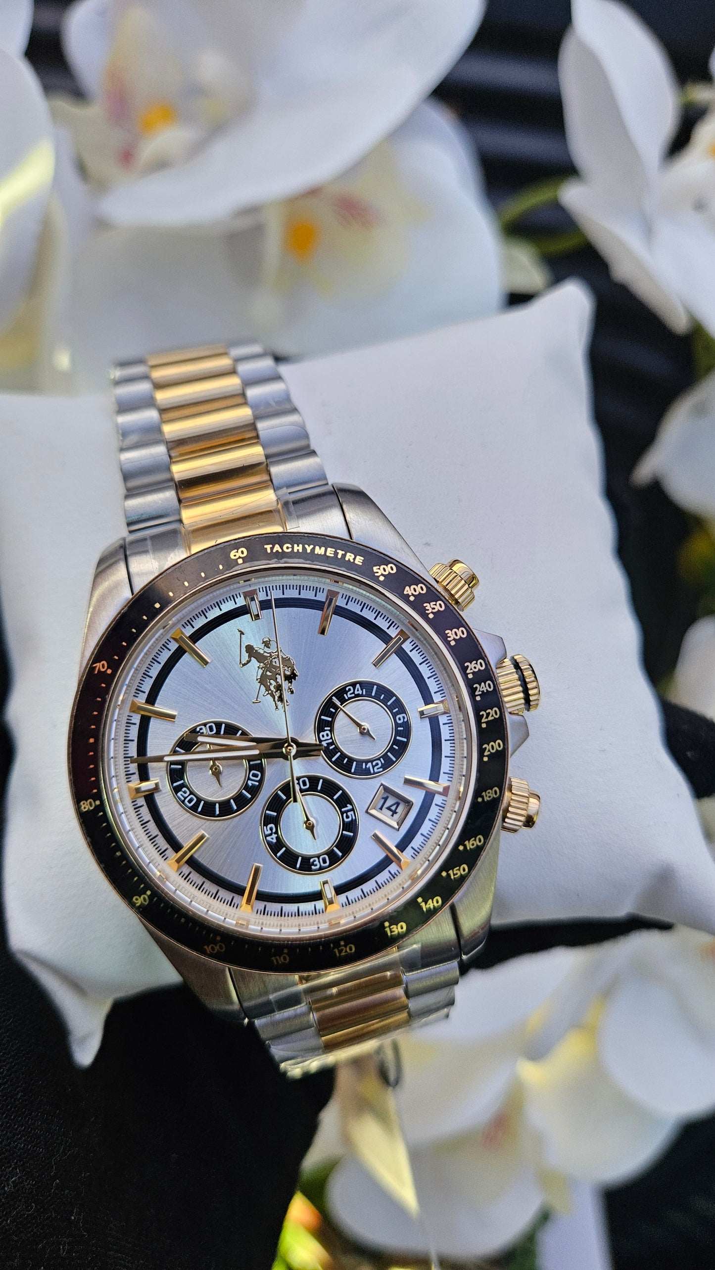 US Polo dual bracelet watch